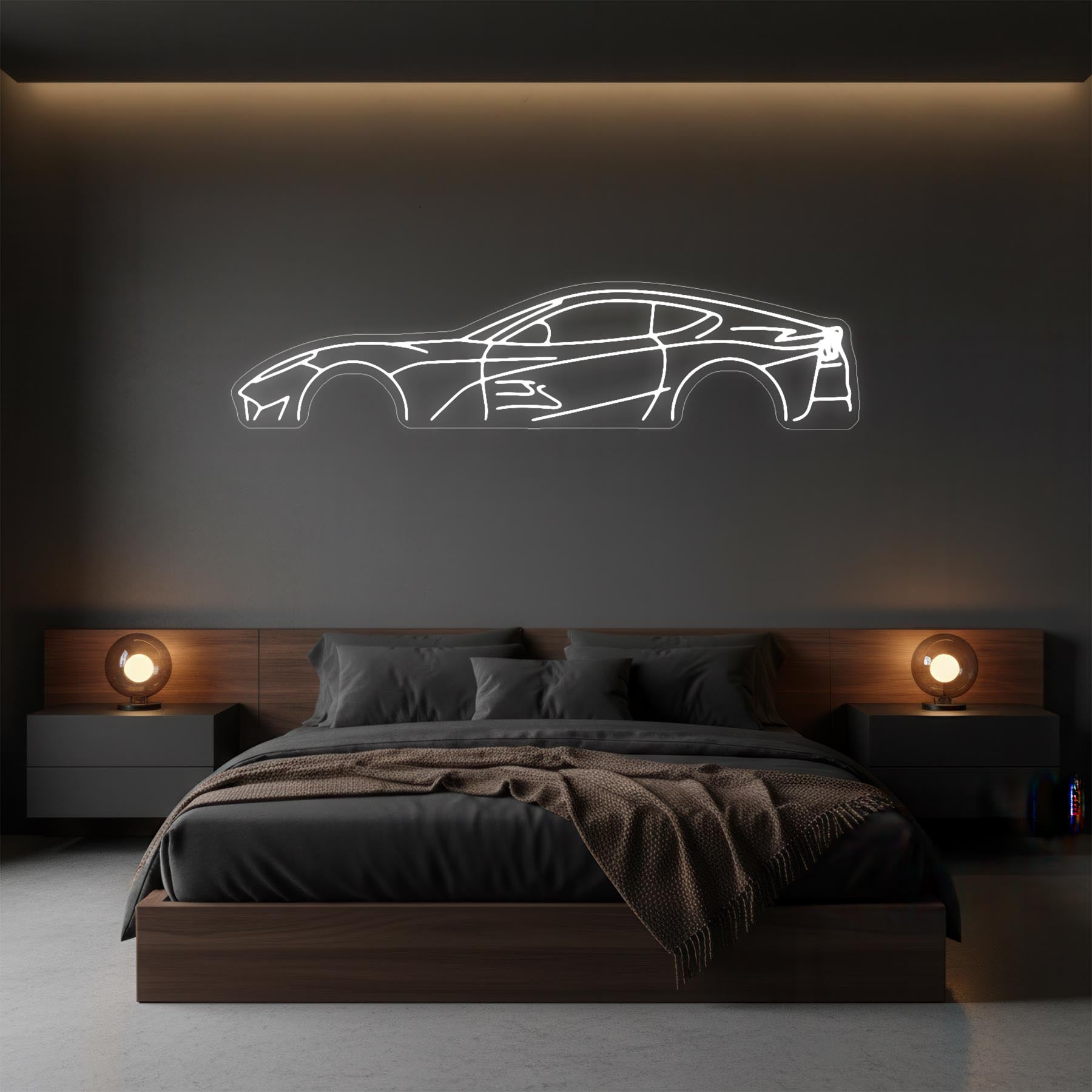 812 Superfast Neon Silhouette