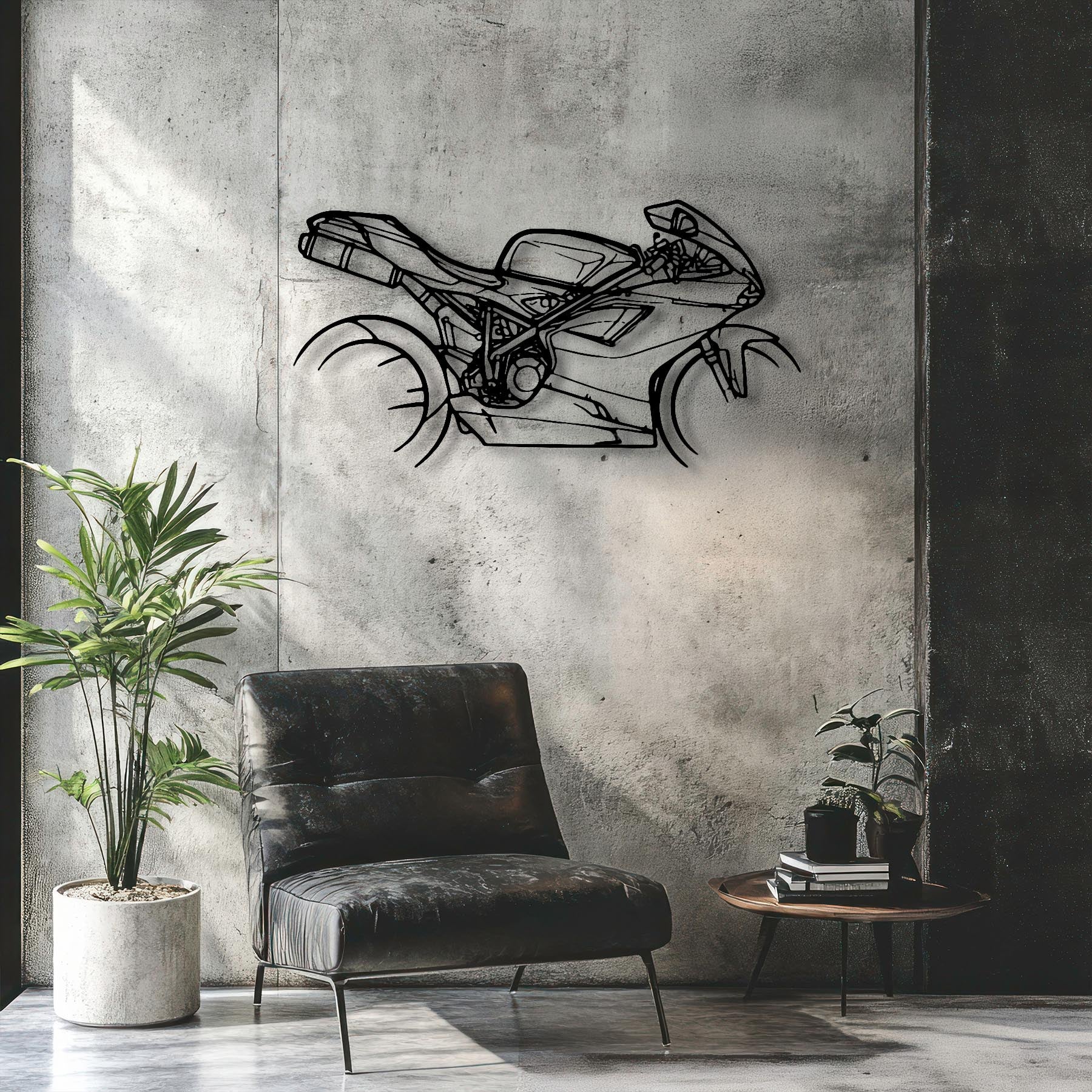 848 EVO 2013 Silhouette Metal Wall Art
