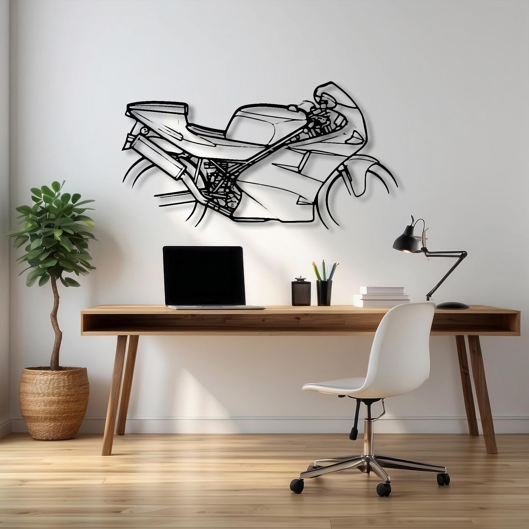 888 1992 Silhouette Metal Wall Art