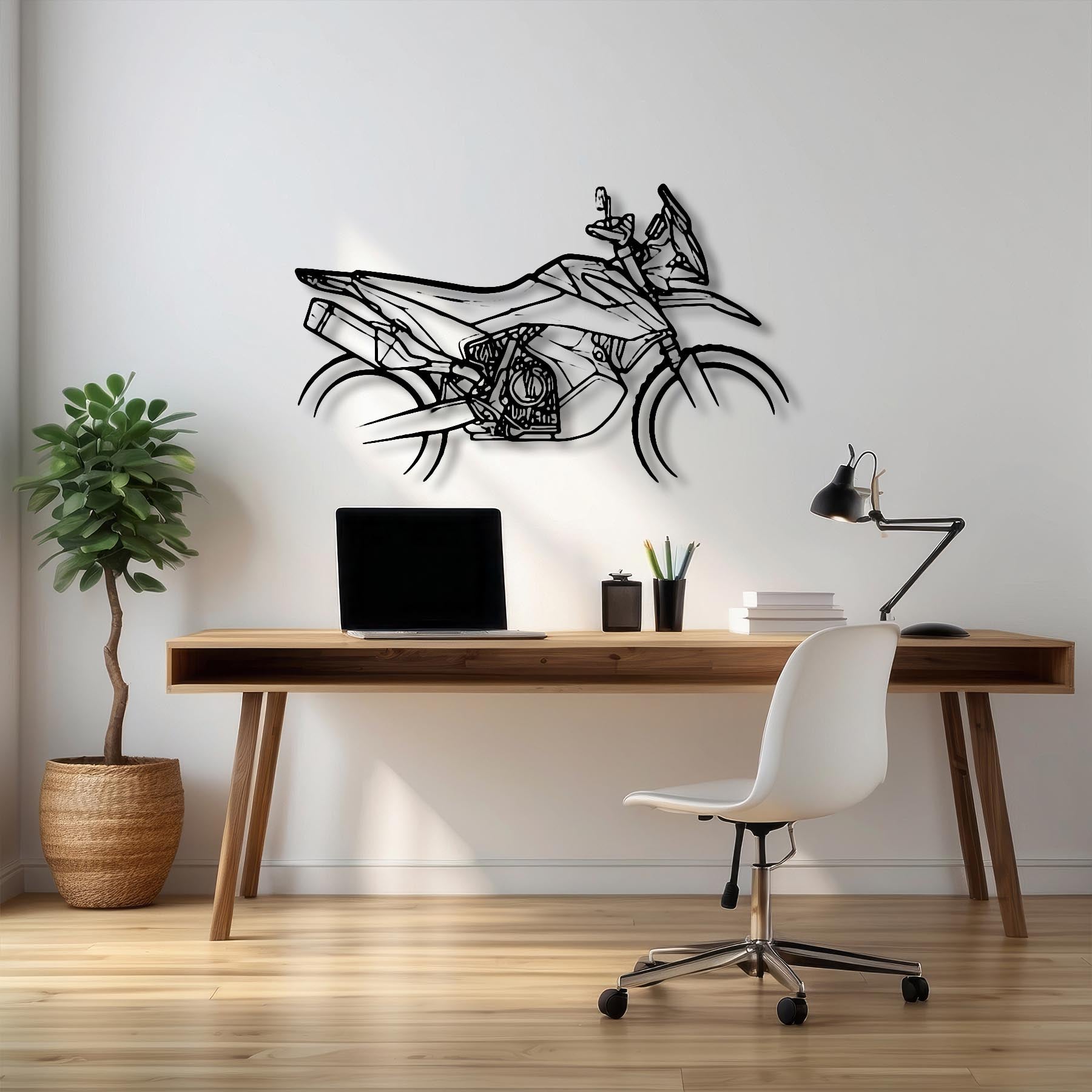 890 Adventure R 2022 Silhouette Metal Wall Art
