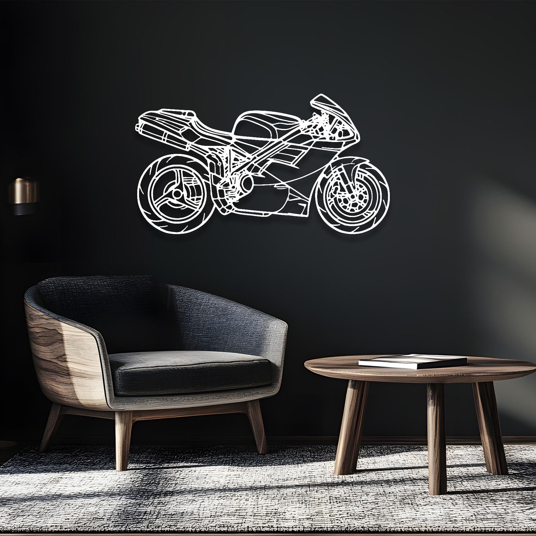 996 1999 Silhouette Metal Wall Art