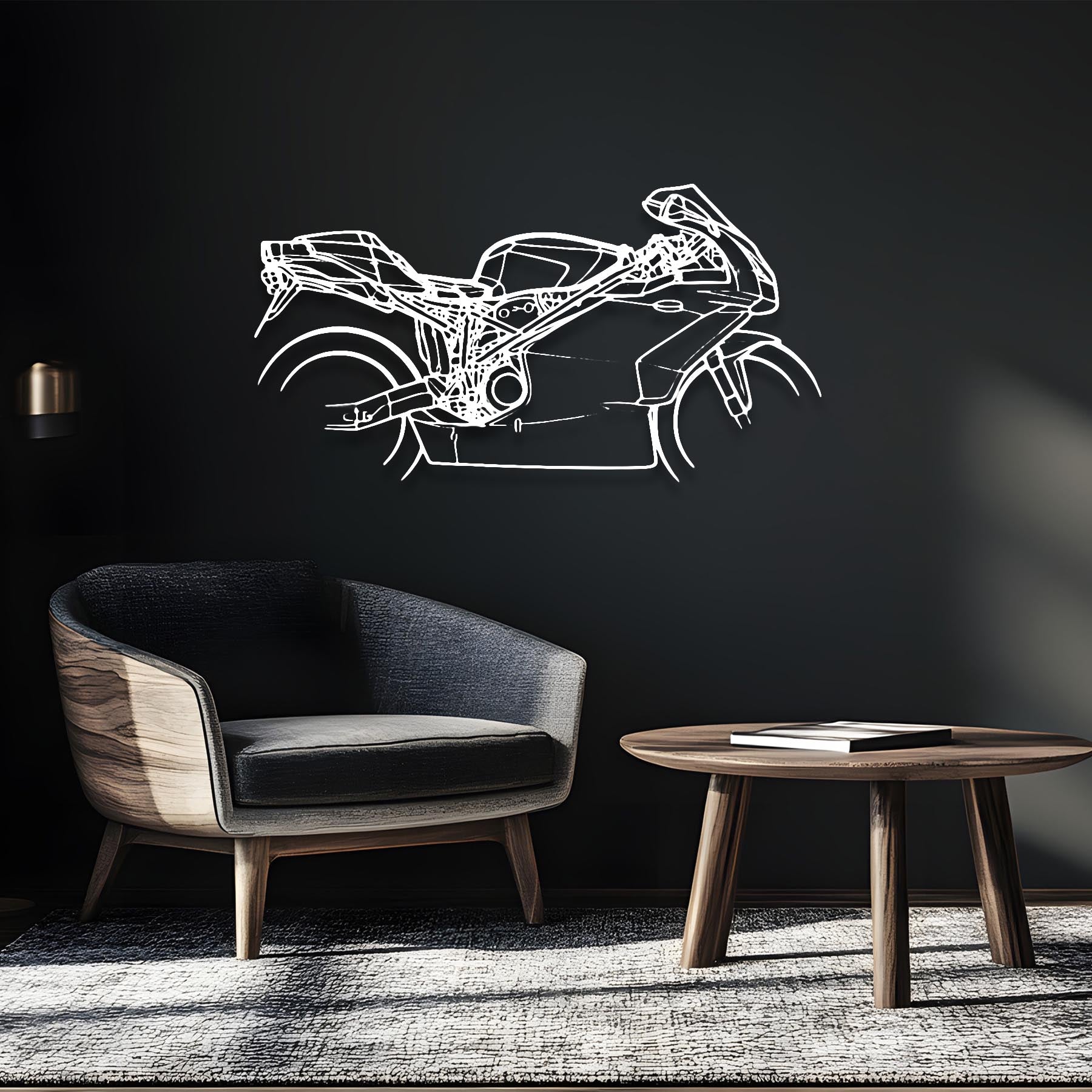 999 2003 Silhouette Metal Wall Art