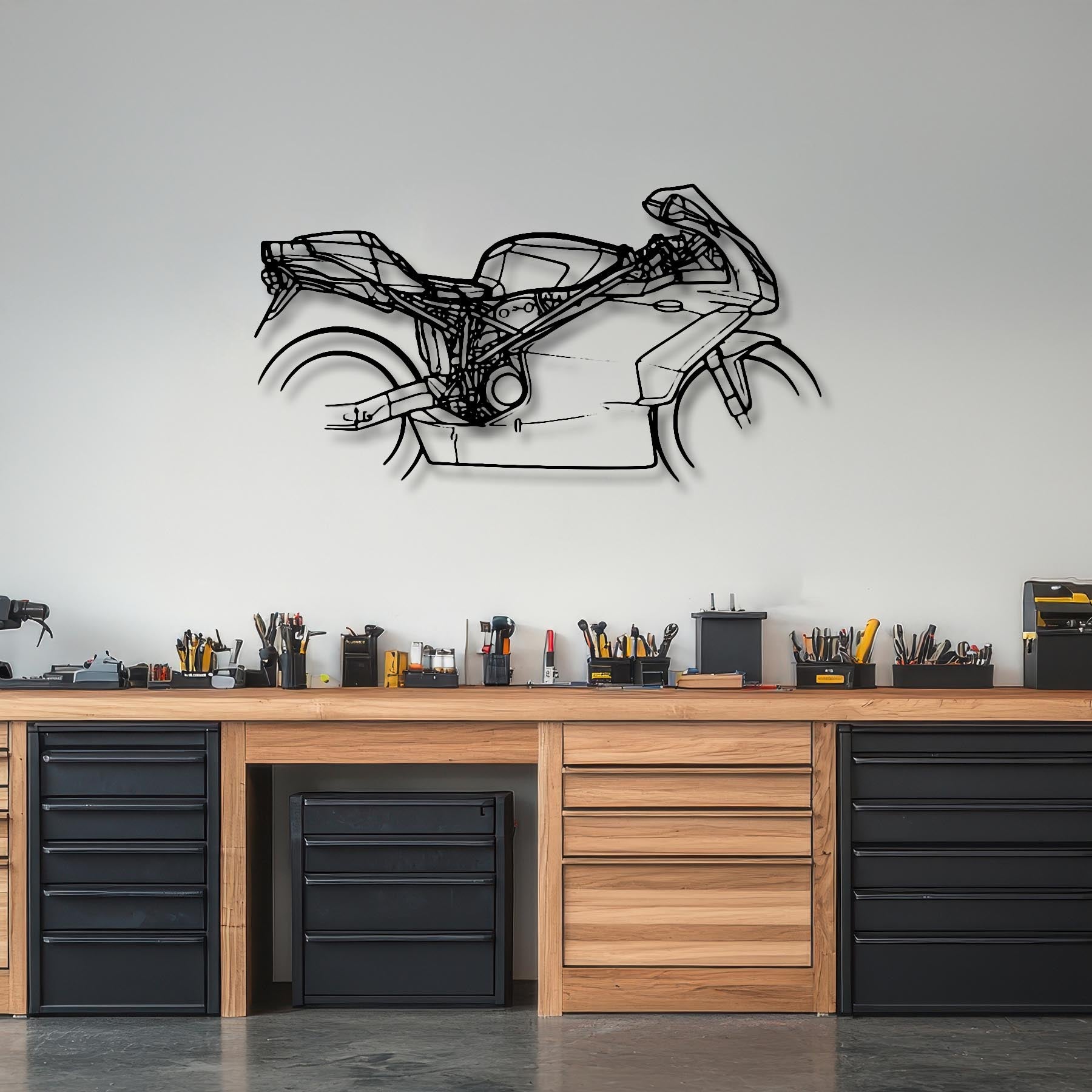 999 2003 Silhouette Metal Wall Art