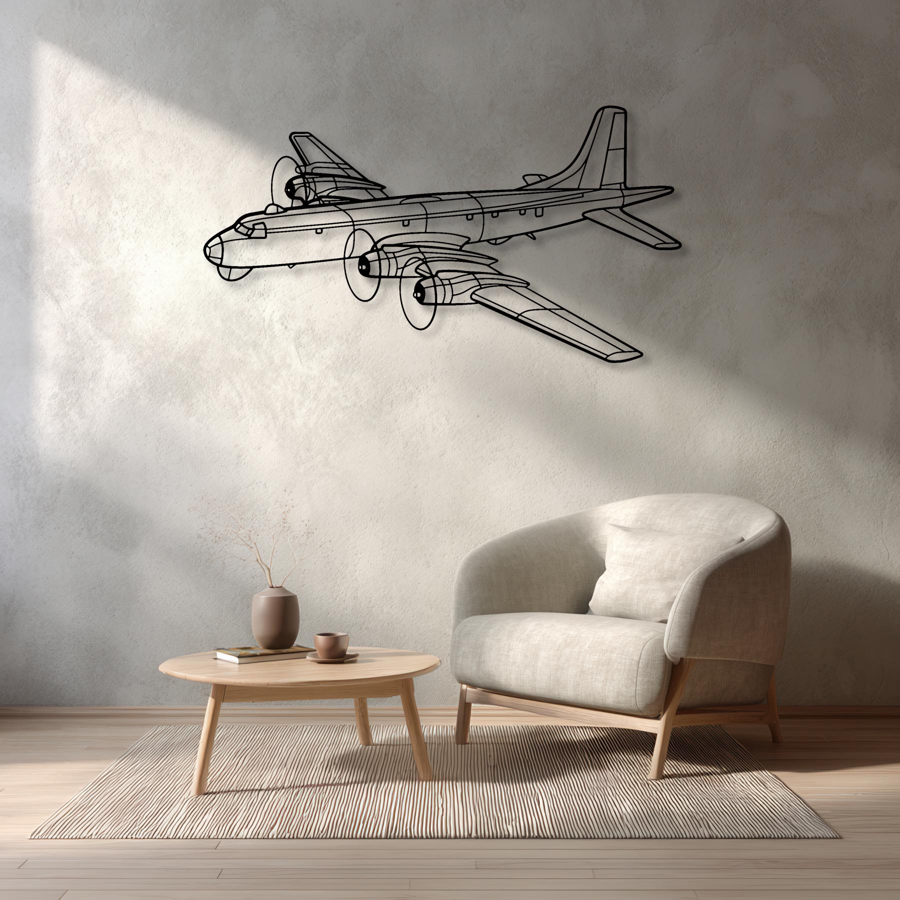 A320 Metal Aircraft Wall Art - NCP0017