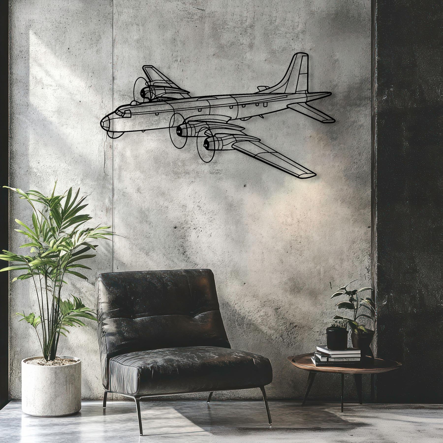 A320 Metal Aircraft Wall Art - NCP0017