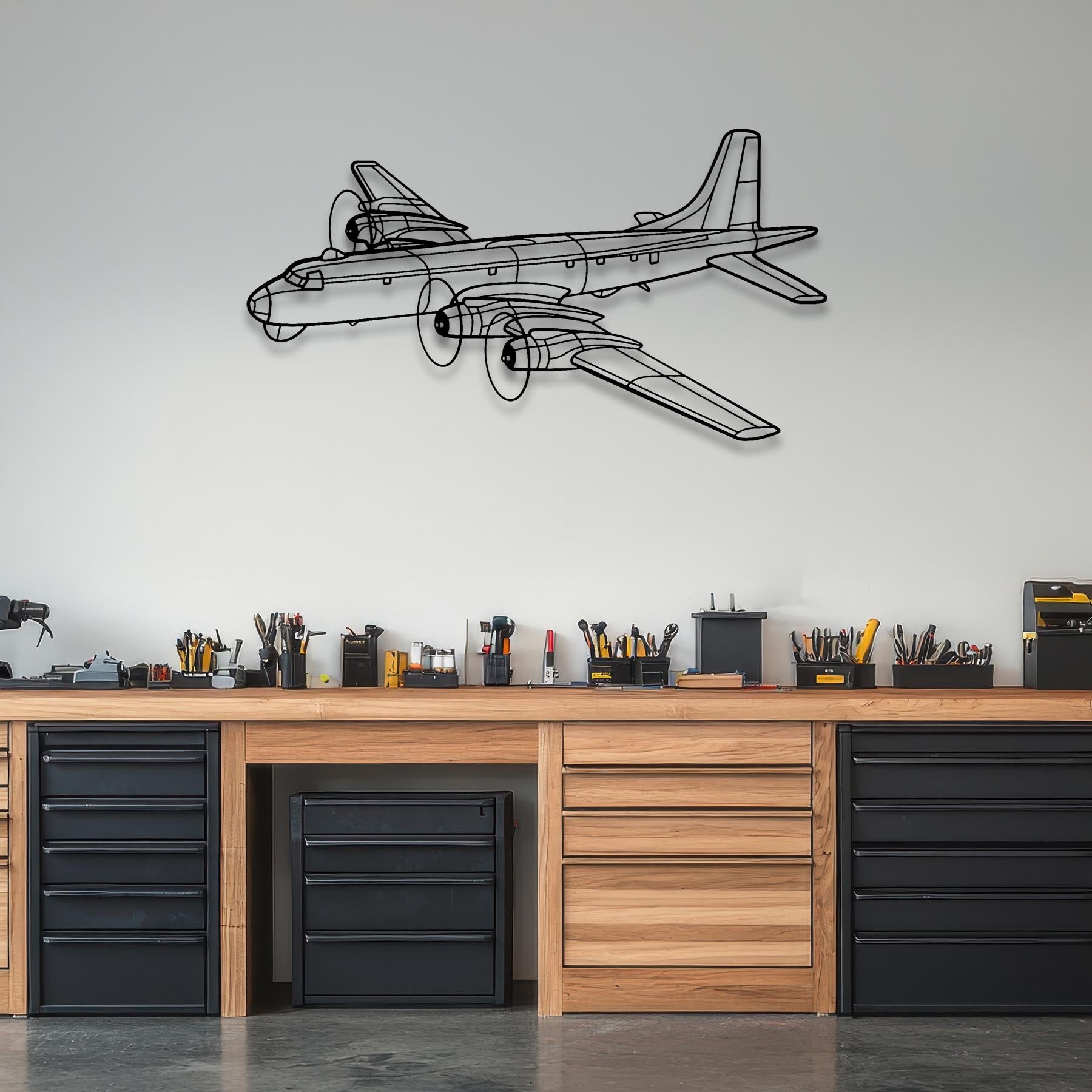 A320 Metal Aircraft Wall Art - NCP0017
