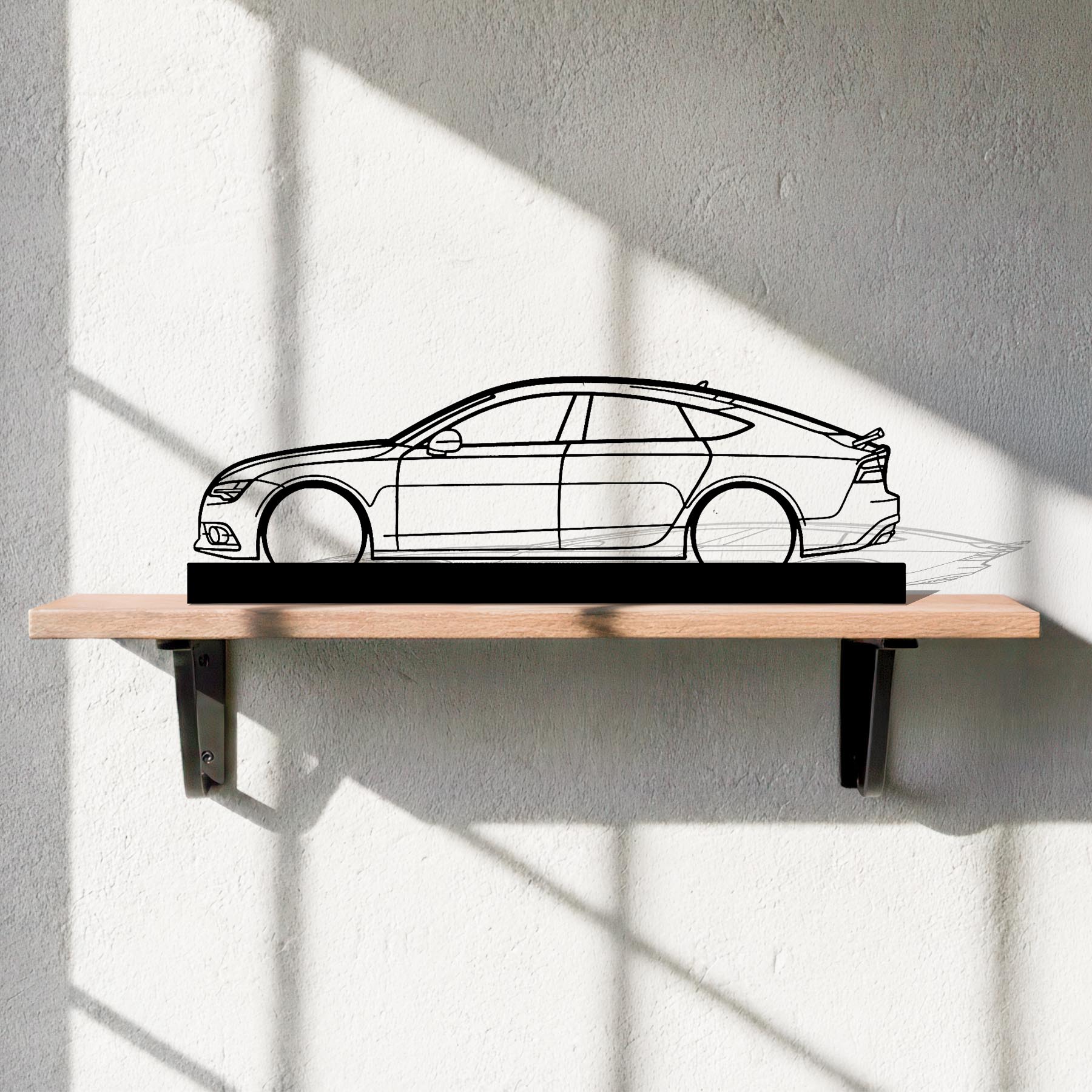 A7 sportback Mk1 Silhouette Metal Art Stand