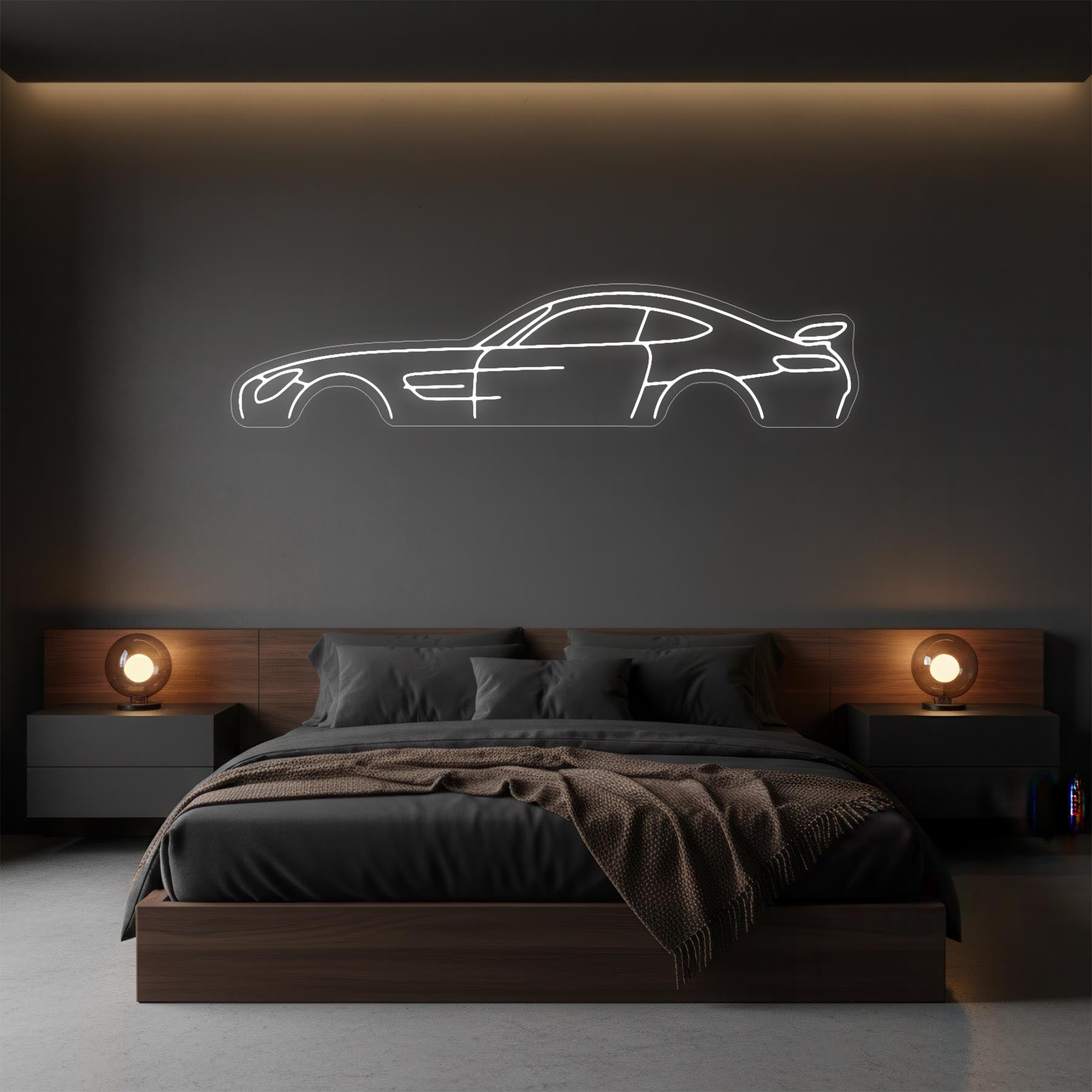 AMG GT-R Neon Silhouette