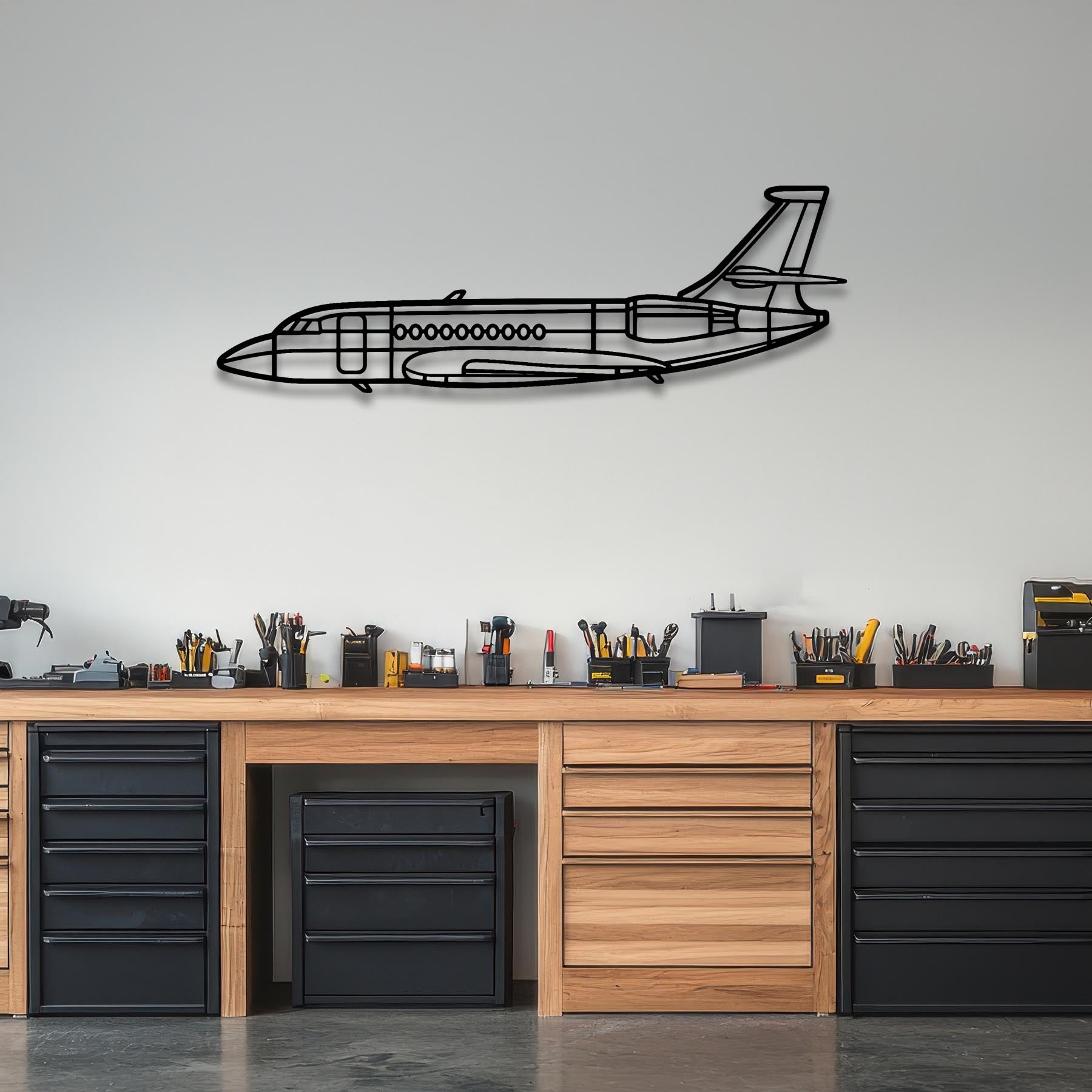 AS332 Super Puma Metal Aircraft Wall Art - NCP0517