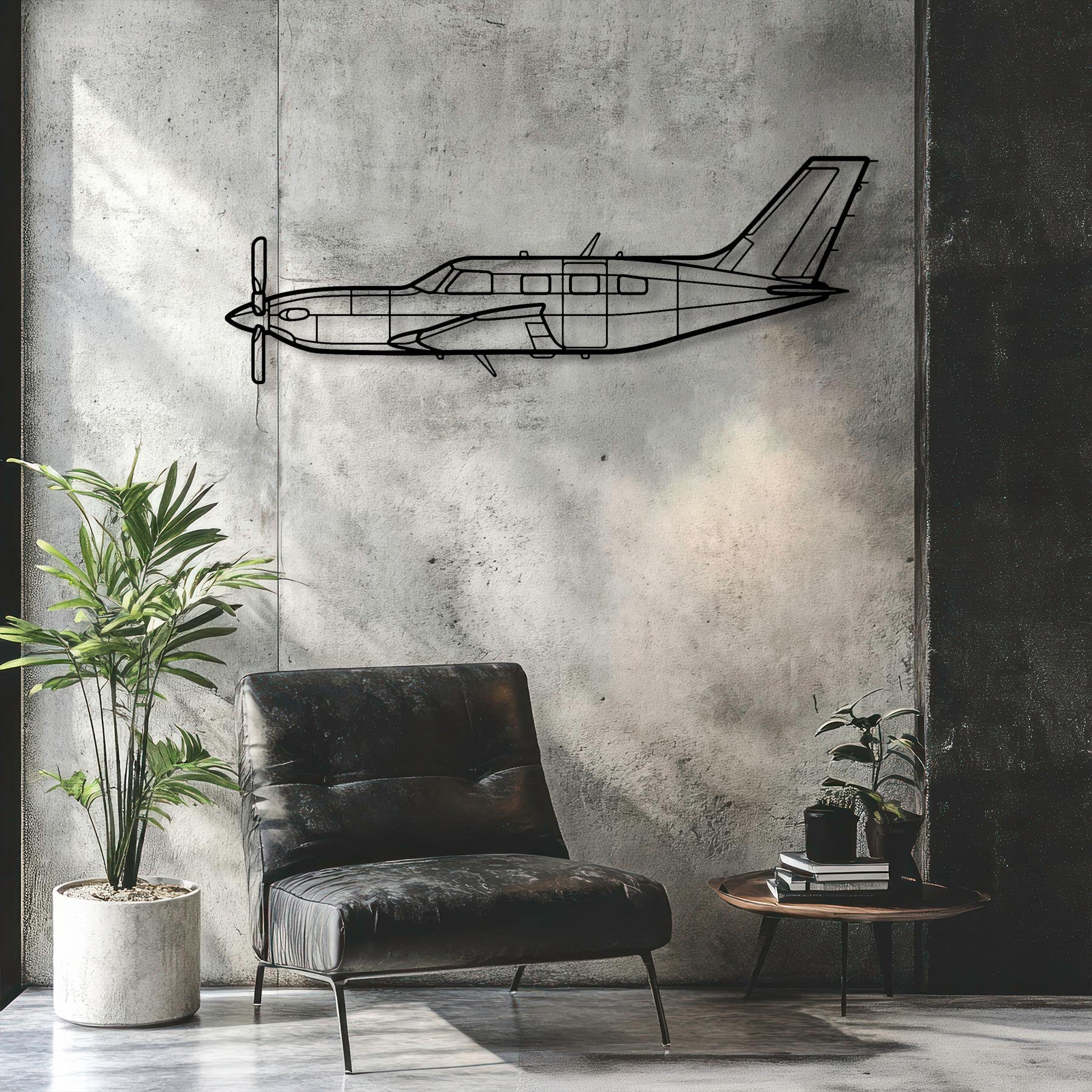 AS 332UL Metal Aircraft Wall Art - NCP0516