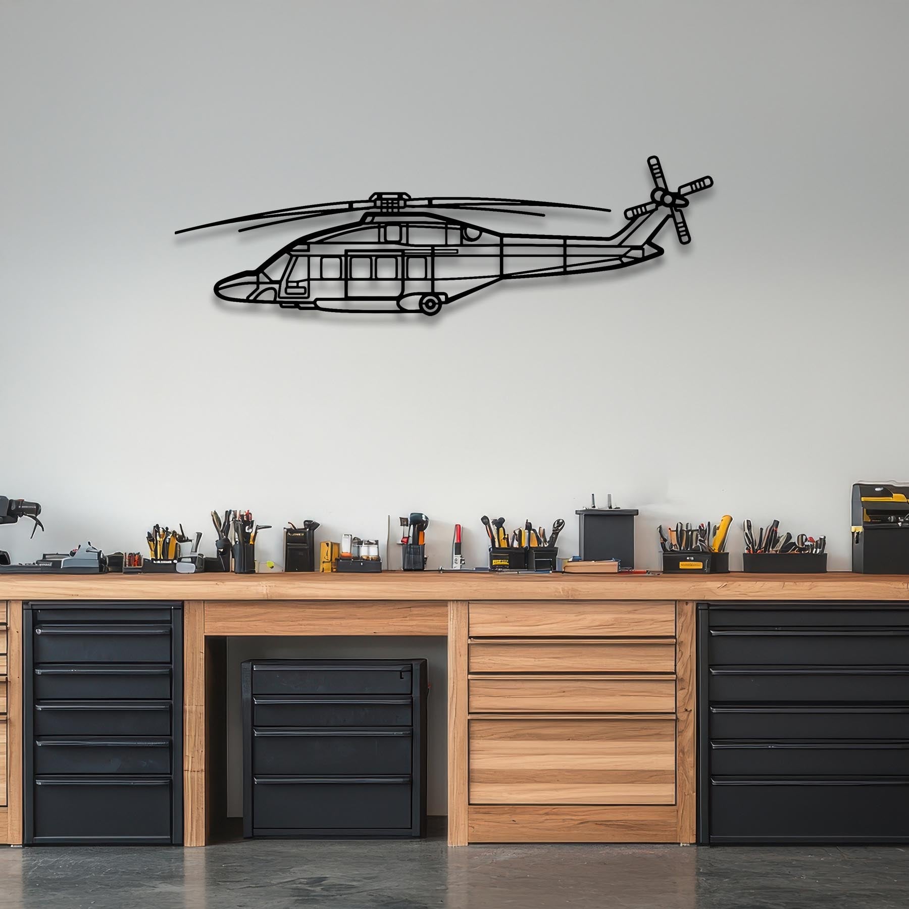 AW189 Metal Aircraft Wall Art - NCP0520