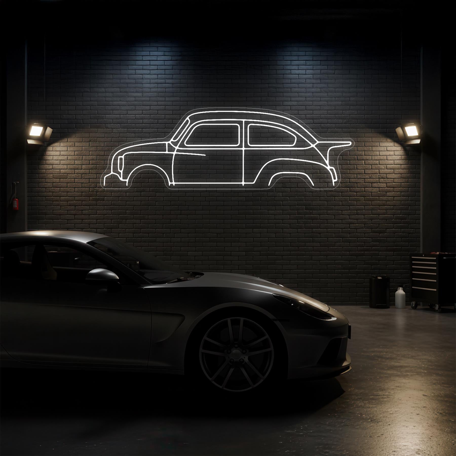 Abarth 1000 TC Neon Silhouette