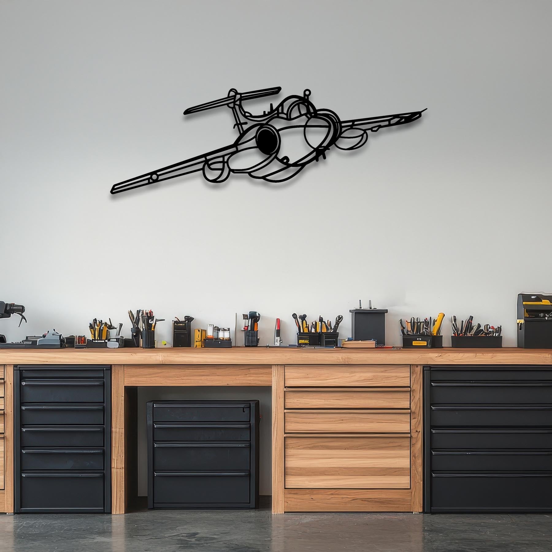 Alpha Jet Metal Aircraft Wall Art - NCP0410