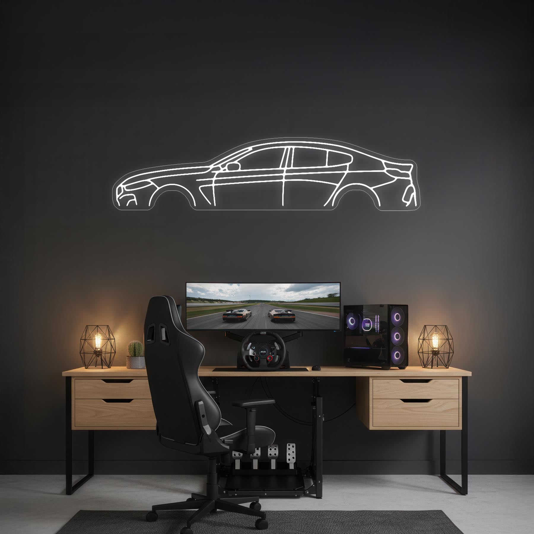 Alpina B8 Neon Silhouette