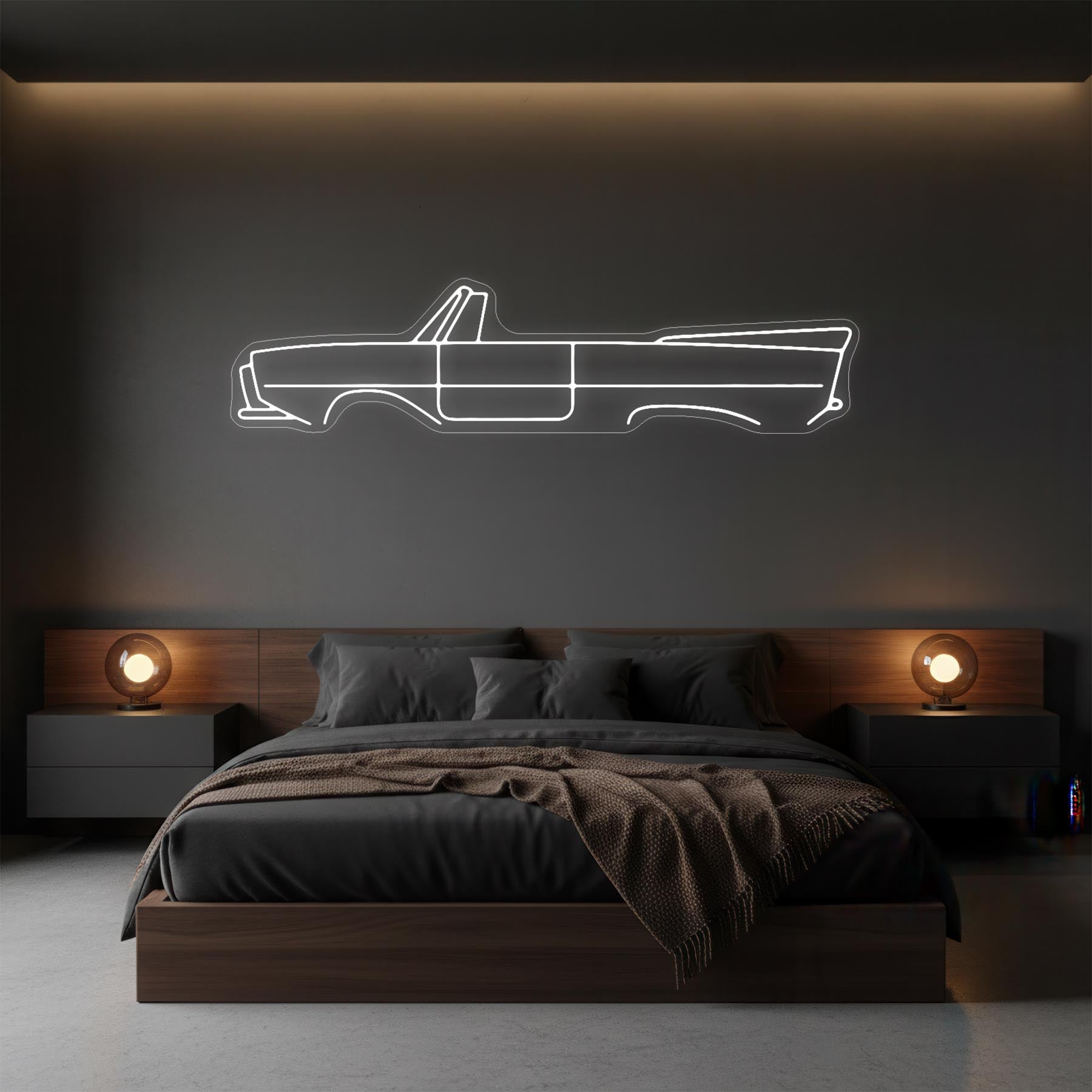 Amphicar 770 Neon Silhouette