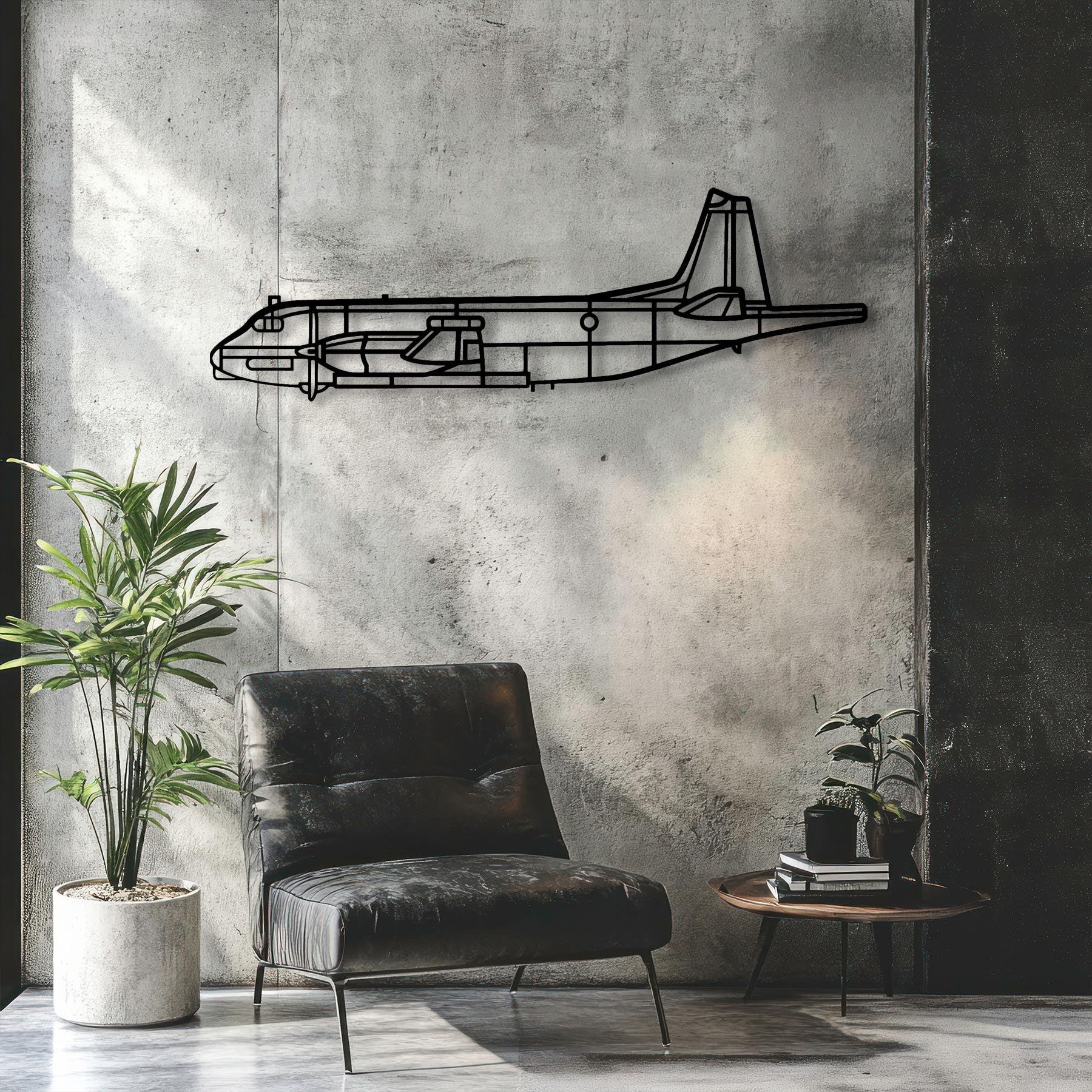 Atlantique 2 Metal Aircraft Wall Art - NCP0519