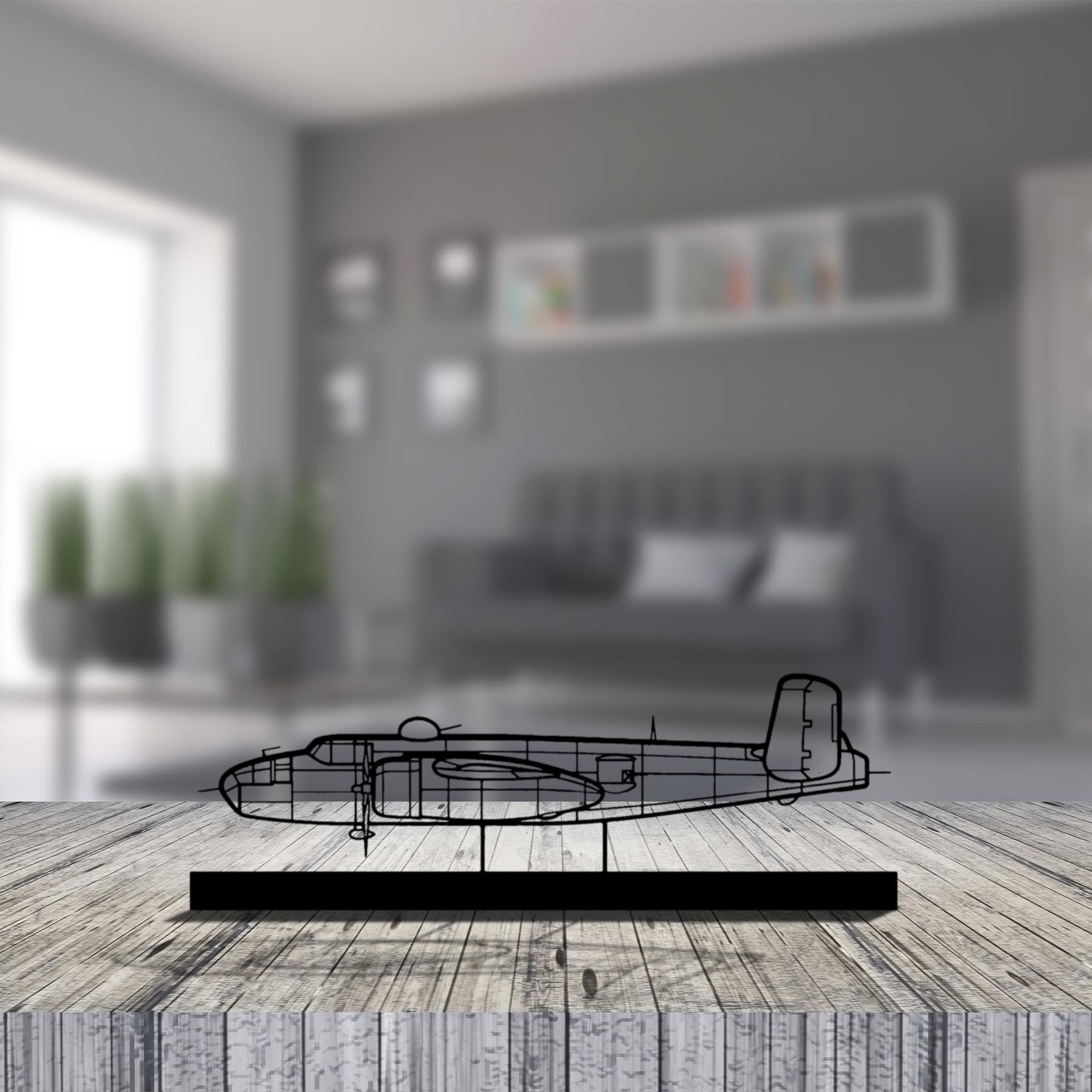 B25J Silhouette Metal Art Stand