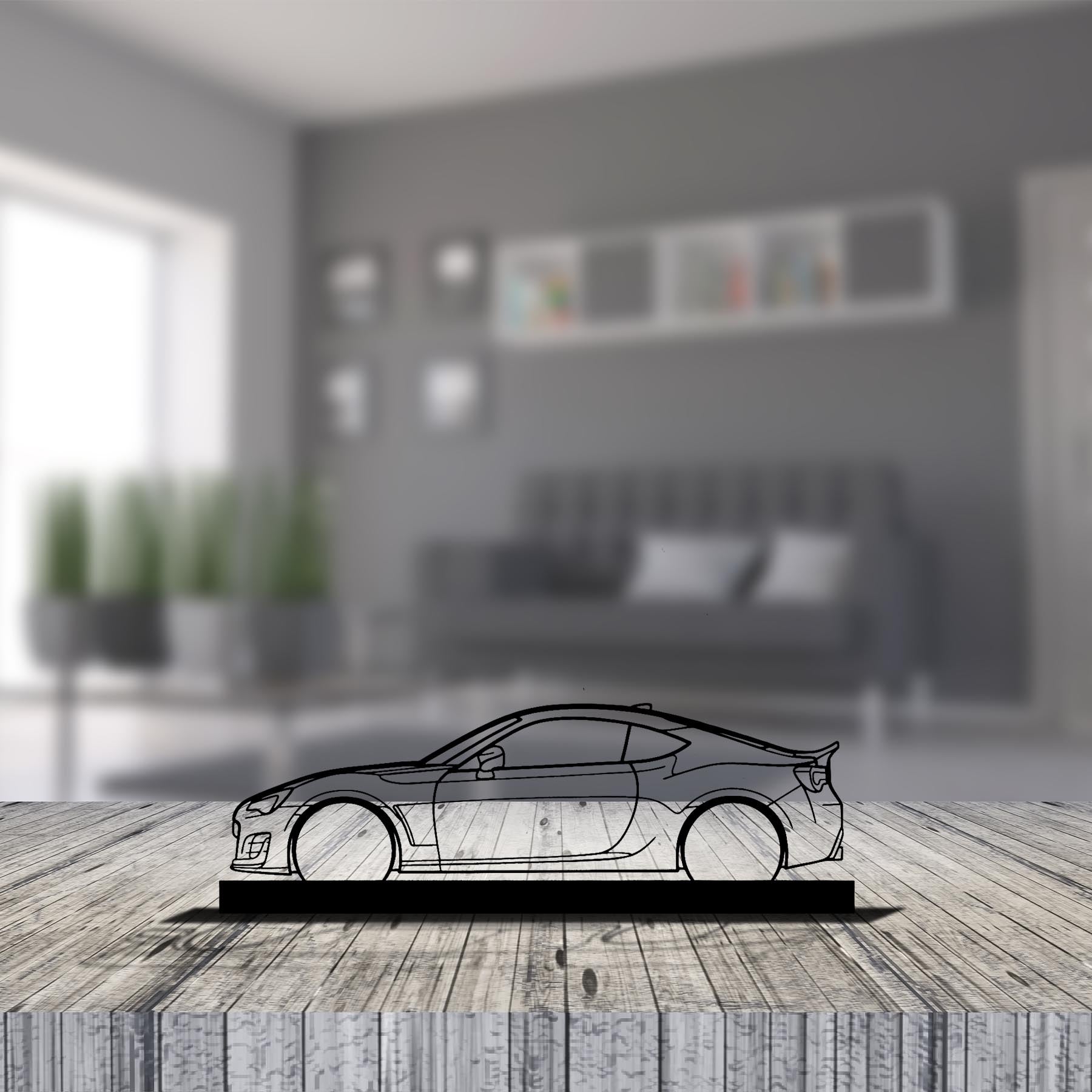 BRZ 2013 Silhouette Metal Art Stand