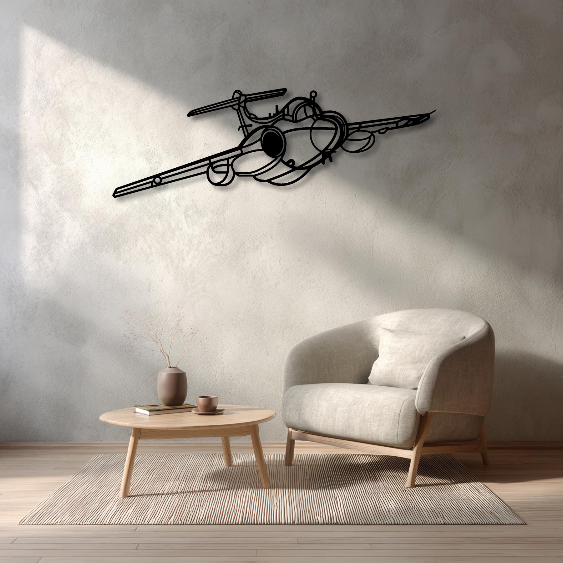 Buccaneer Mk2 Angle Metal Aircraft Wall Art - NCP0527
