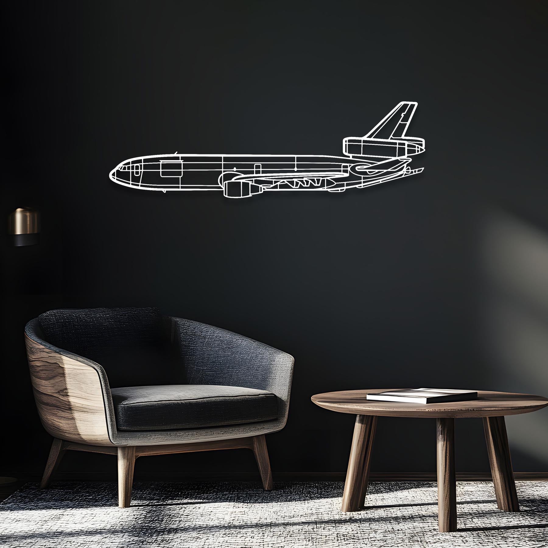 C-40A Clipper Front Metal Aircraft Wall Art - NCP0264