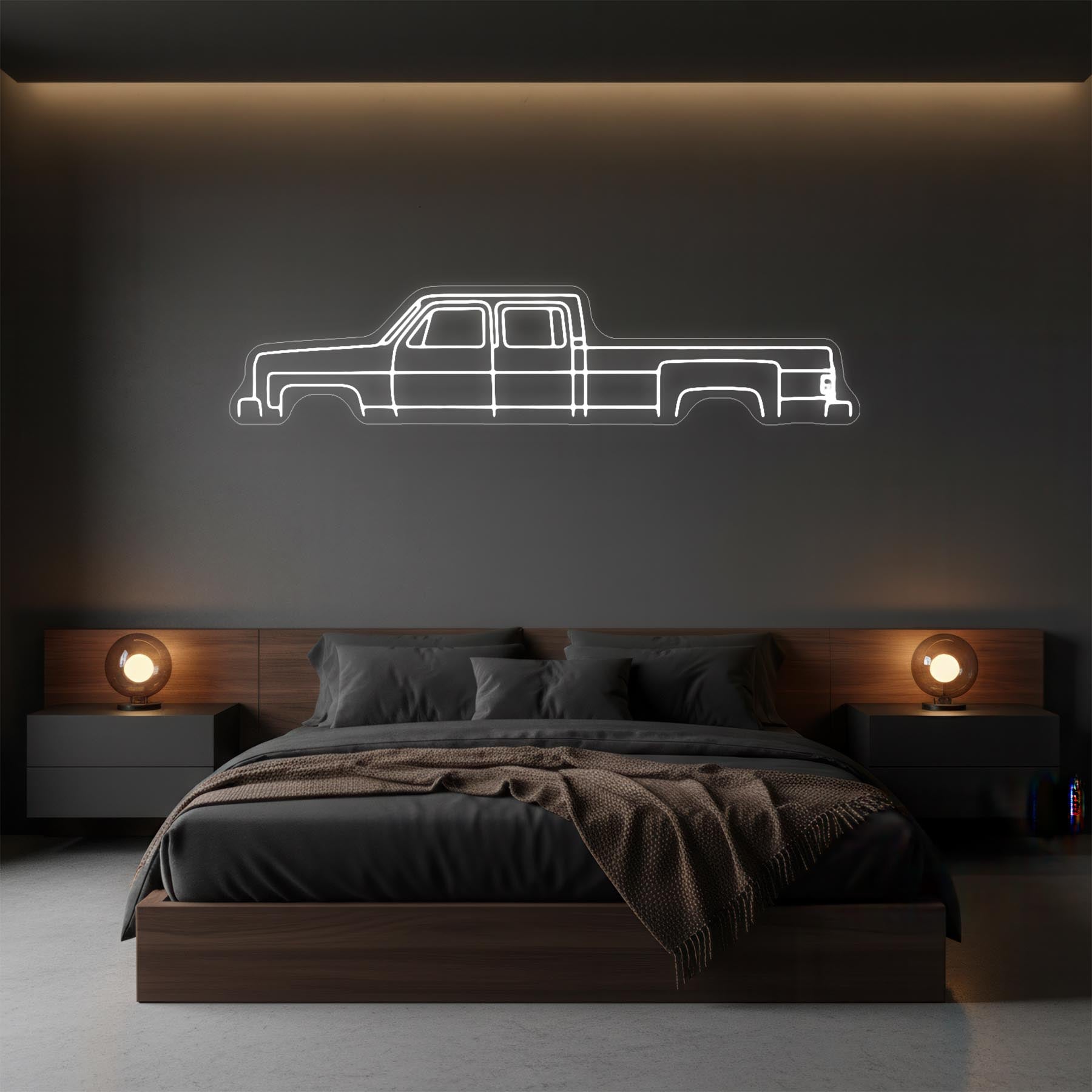 C30 1980 Neon Silhouette