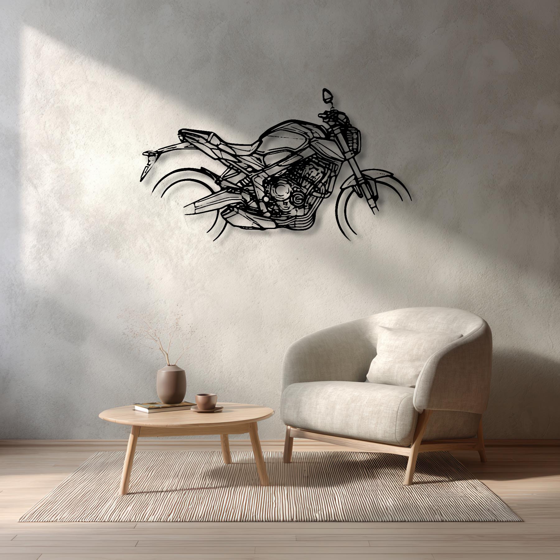 CB650R 2023 Silhouette Metal Wall Art