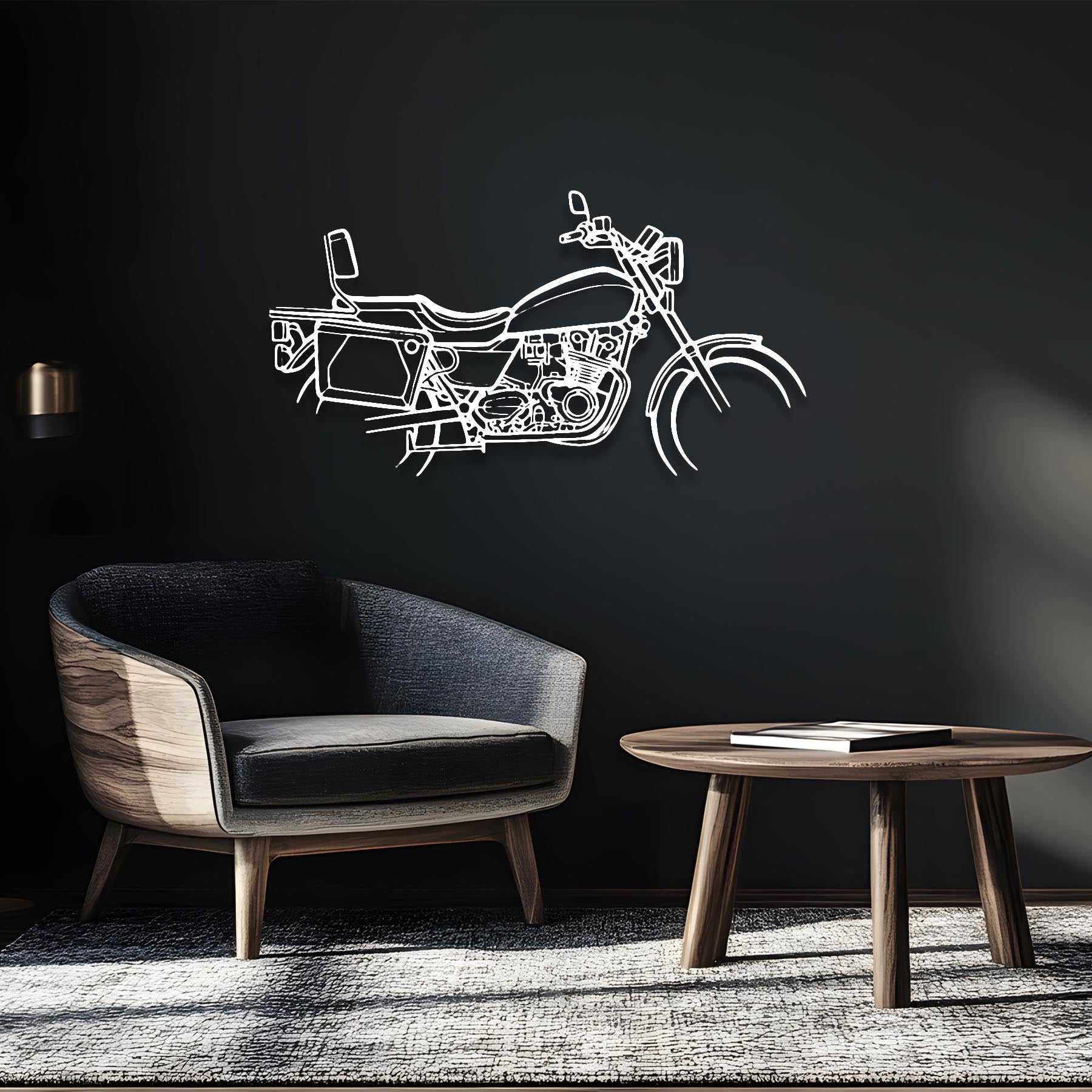 CB900 1982 Silhouette Metal Wall Art