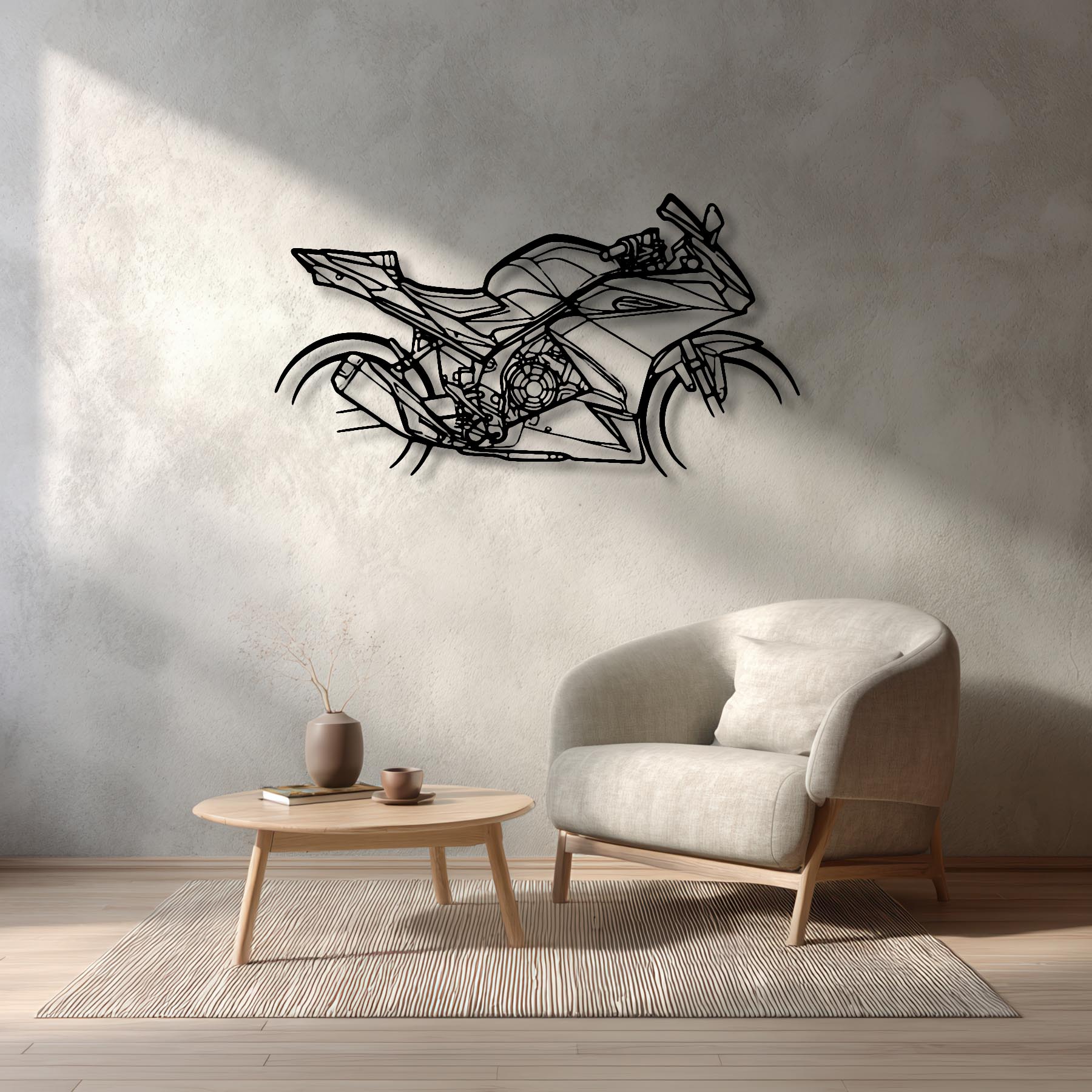 CBR500R 2022 Silhouette Metal Wall Art