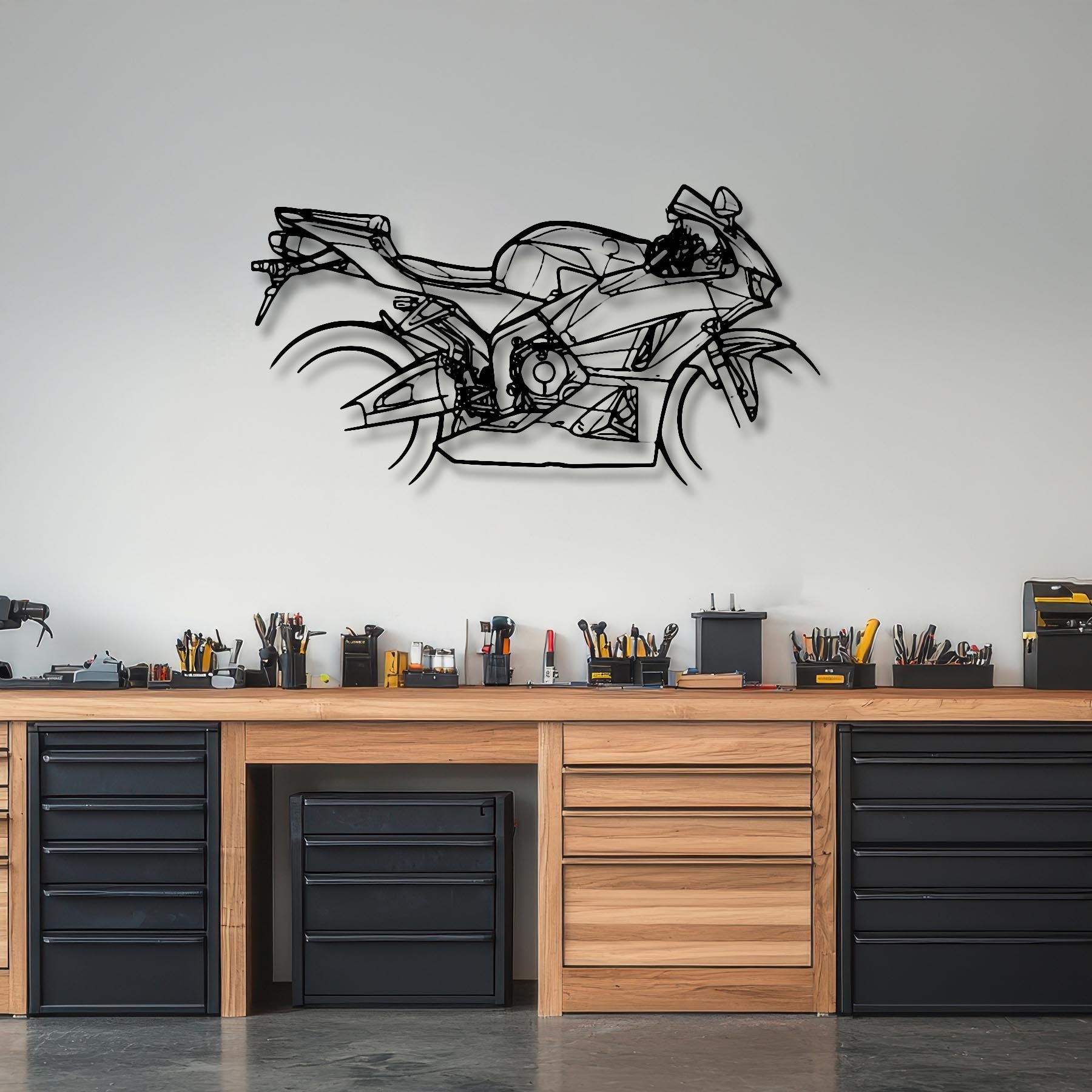 CBR600RR 2016 Silhouette Metal Wall Art
