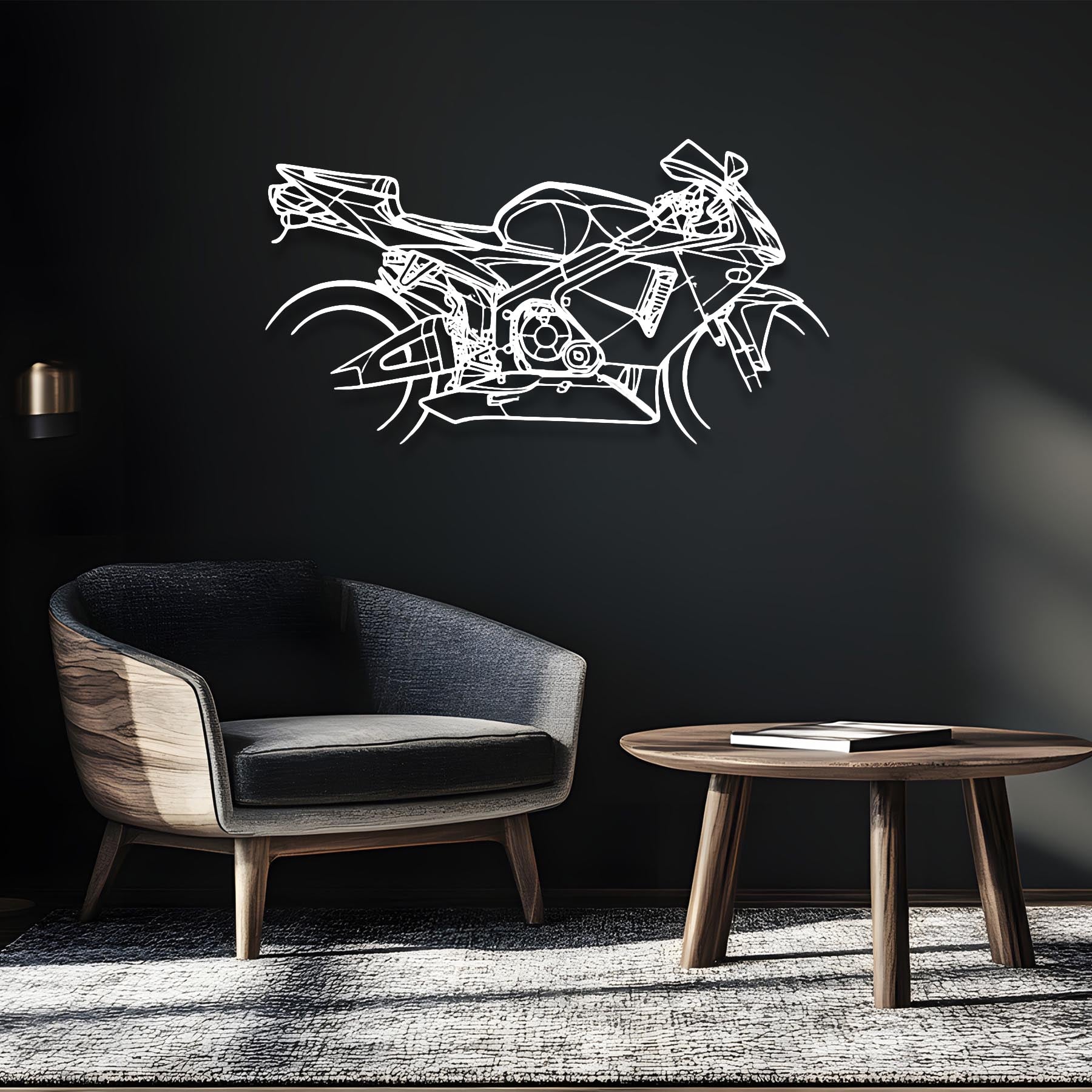 CBR600 2006 Silhouette Metal Wall Art