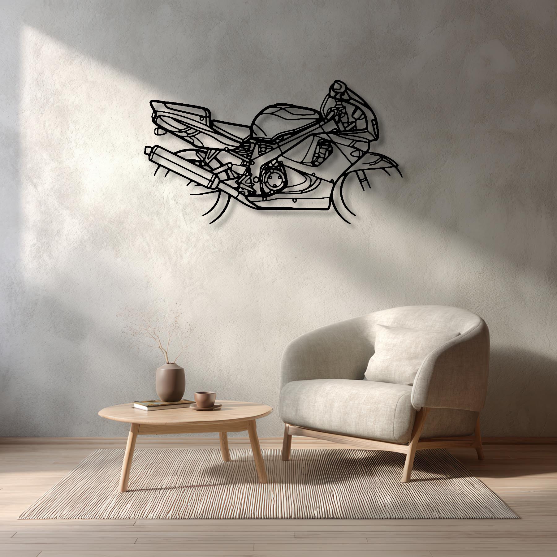 CBR900RR 1996 Silhouette Metal Wall Art