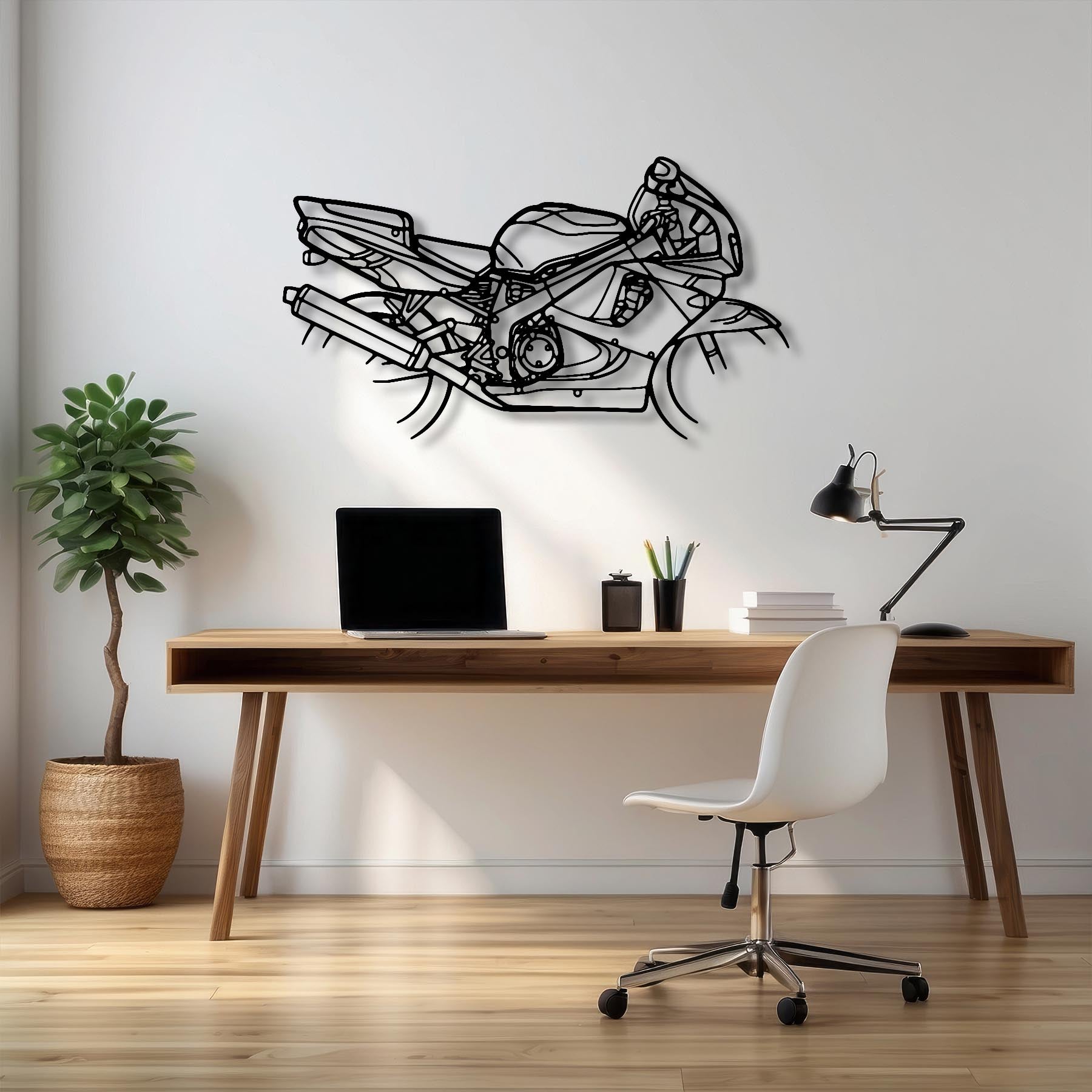 CBR900RR 1996 Silhouette Metal Wall Art