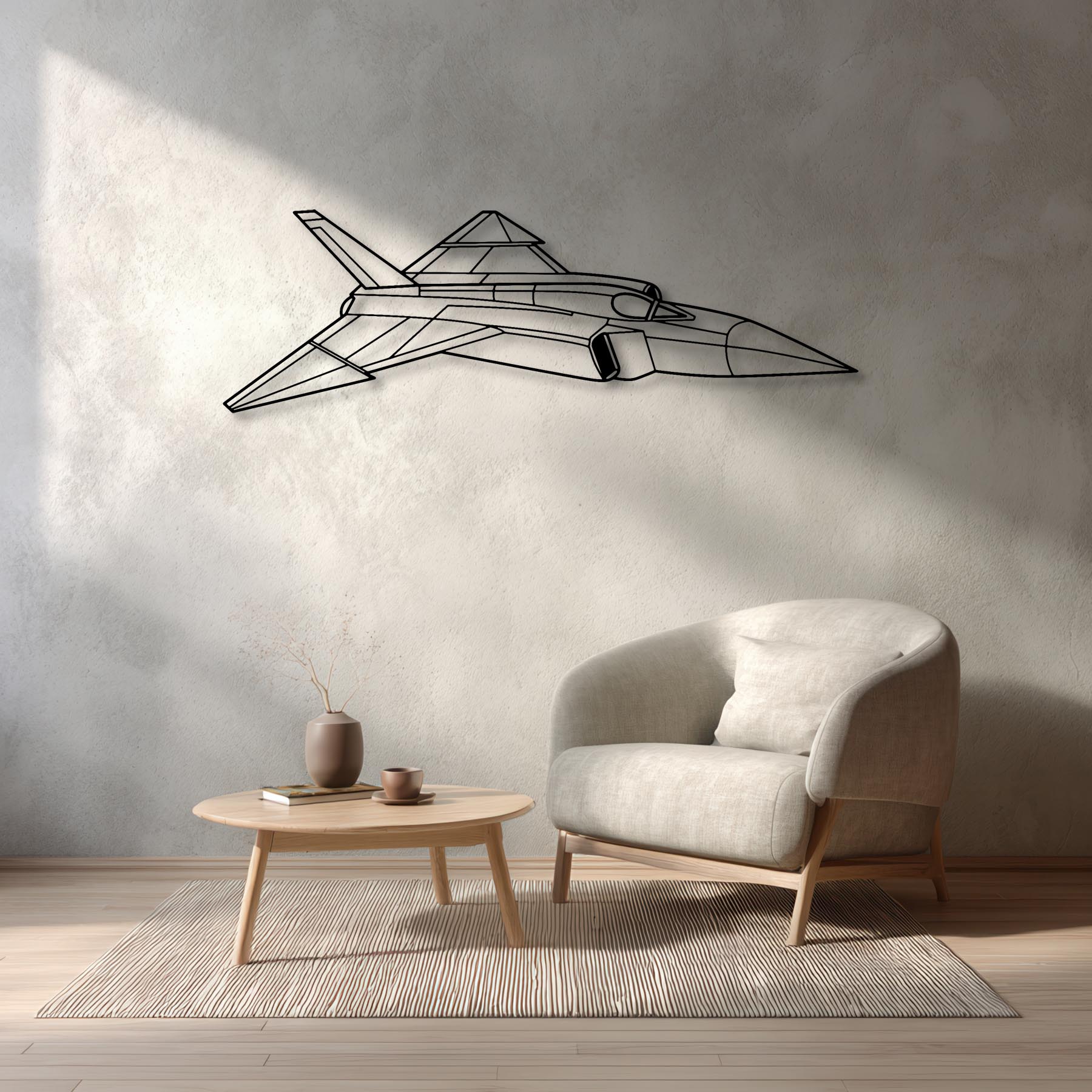CF-105 Arrow Front Angle Metal Aircraft Wall Art - NCP0469