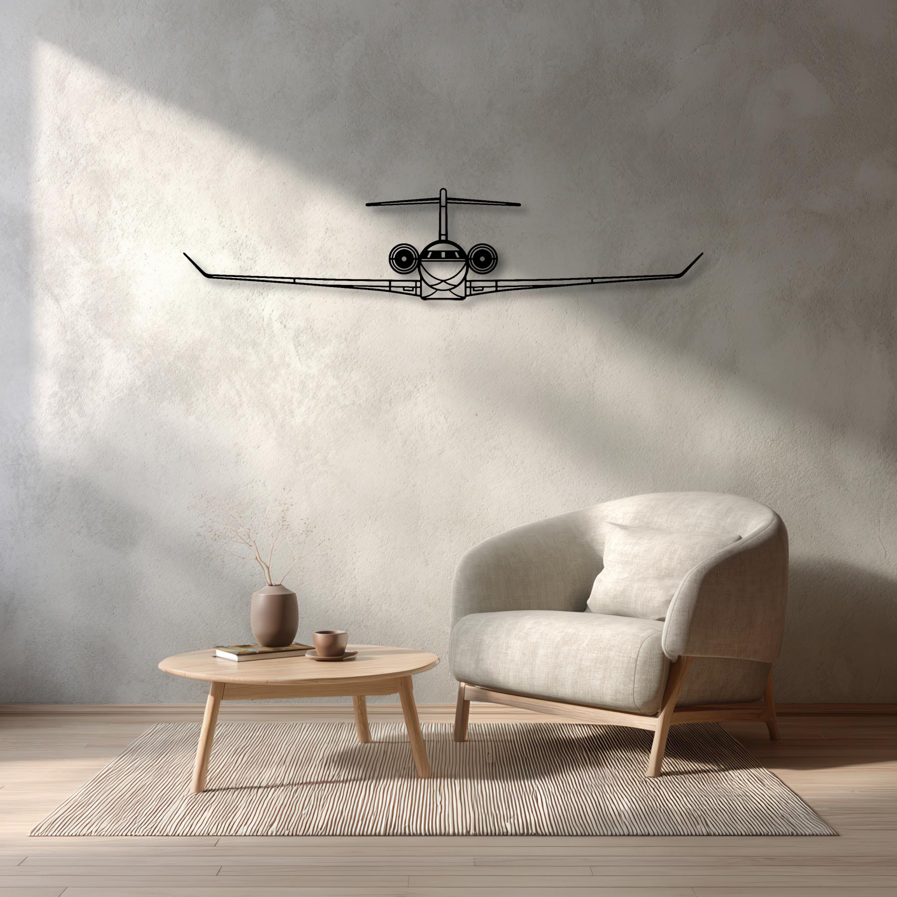 CH47D-F Chinook Front Metal Aircraft Wall Art - NCP0371