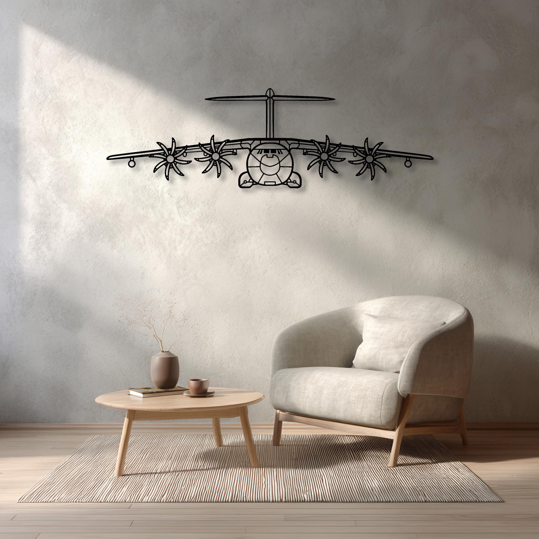 CRJ900 Metal Aircraft Wall Art - NCP0054