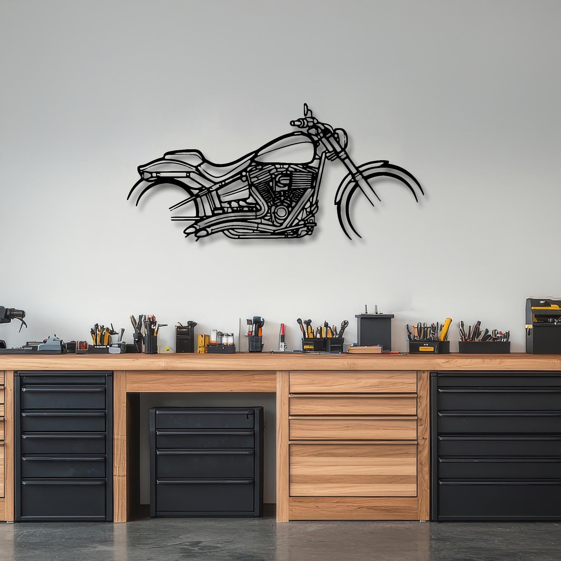 CVO Breakout 2014 Silhouette Metal Wall Art