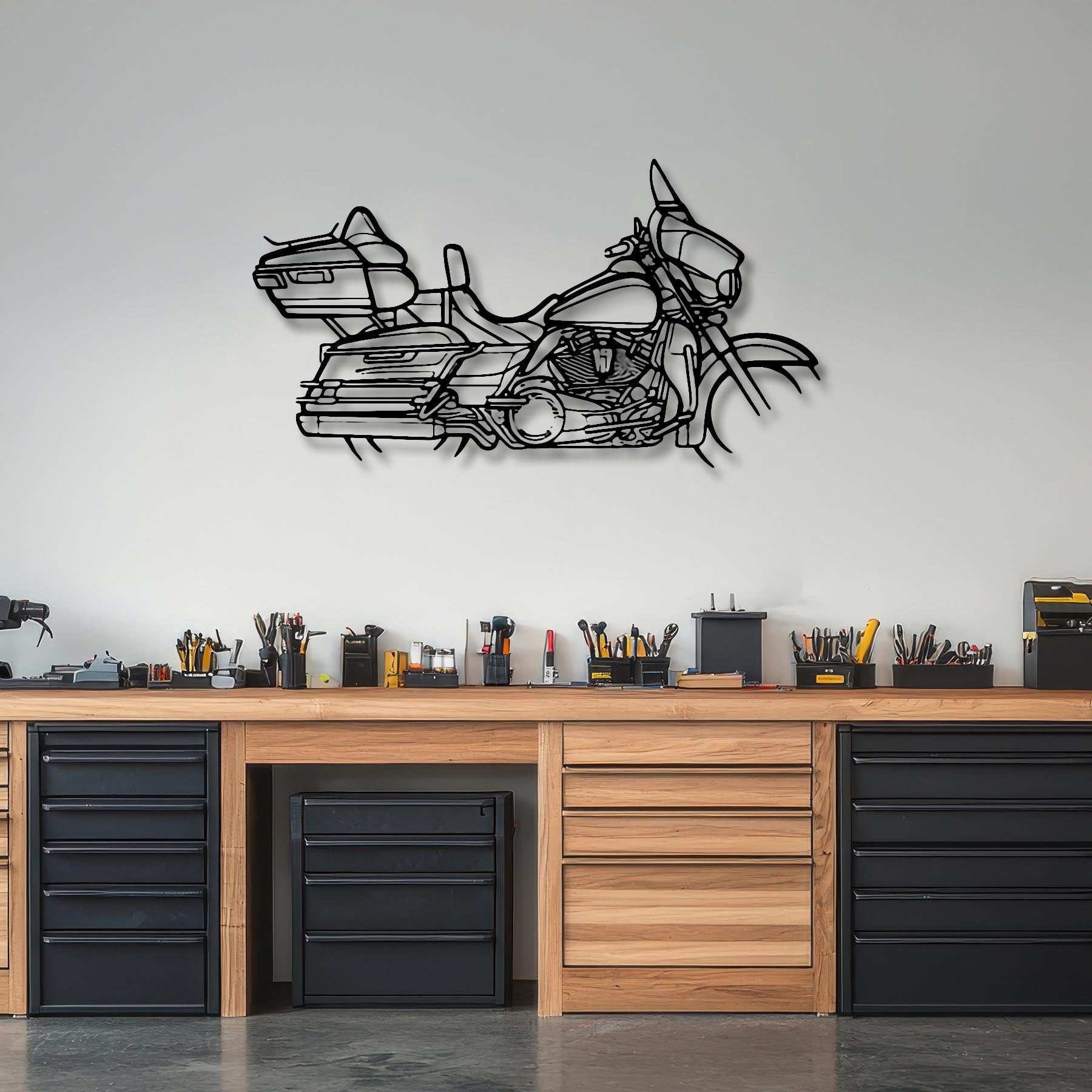 CVO Limited Silhouette Metal Wall Art