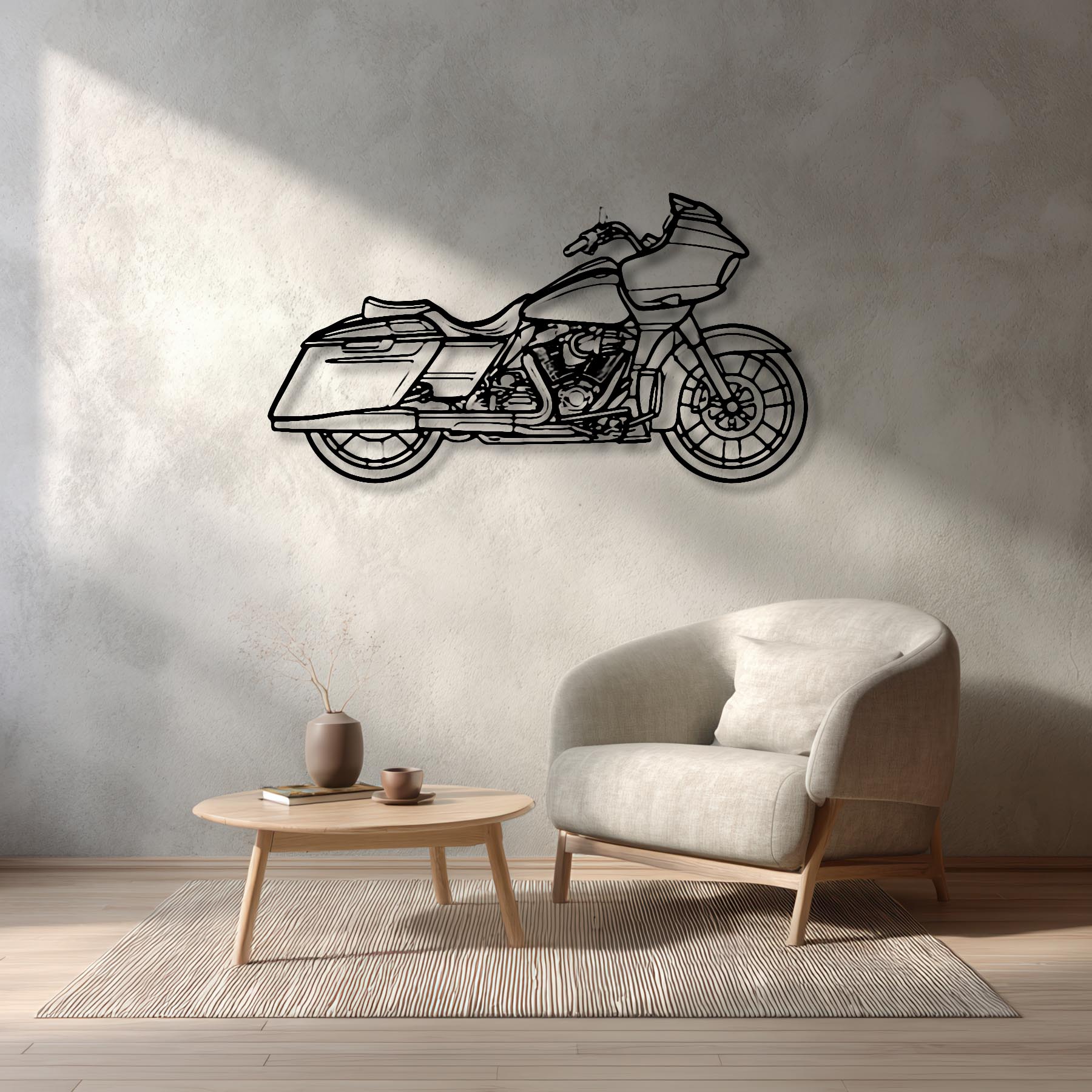 CVO Road Glide 2020 Silhouette Metal Wall Art