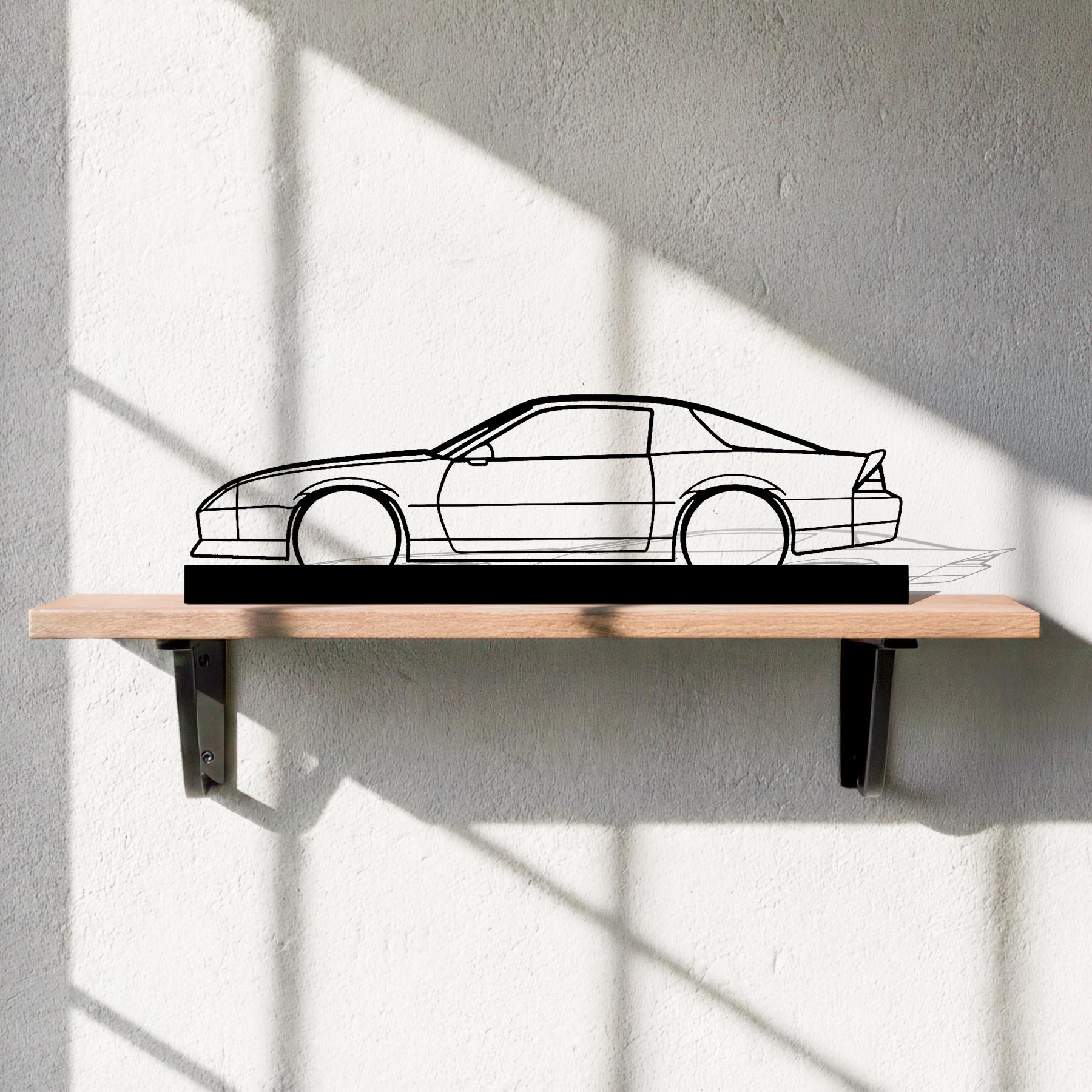Camaro 1983 Z28 Silhouette Metal Art Stand