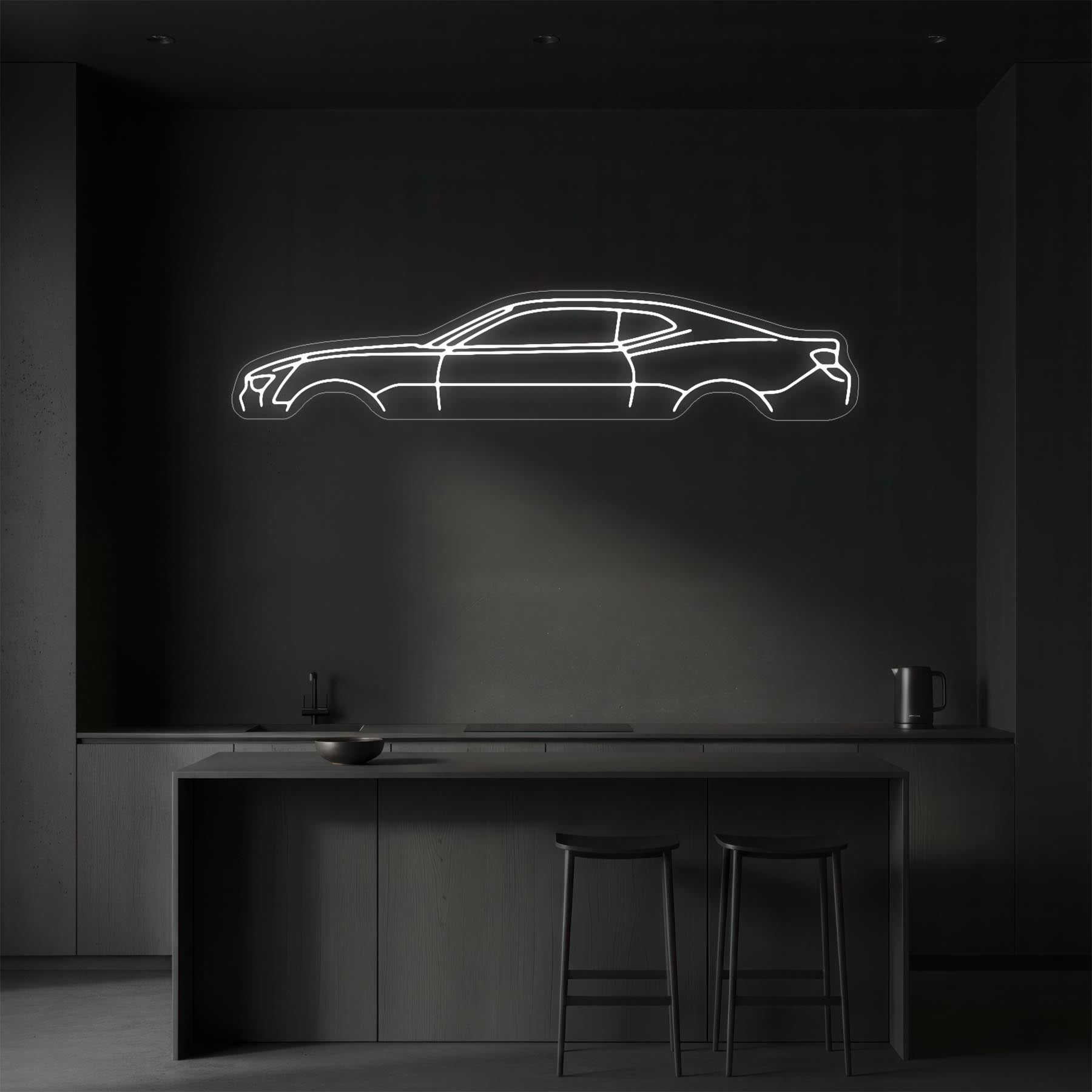 Camaro 2018 Neon Silhouette