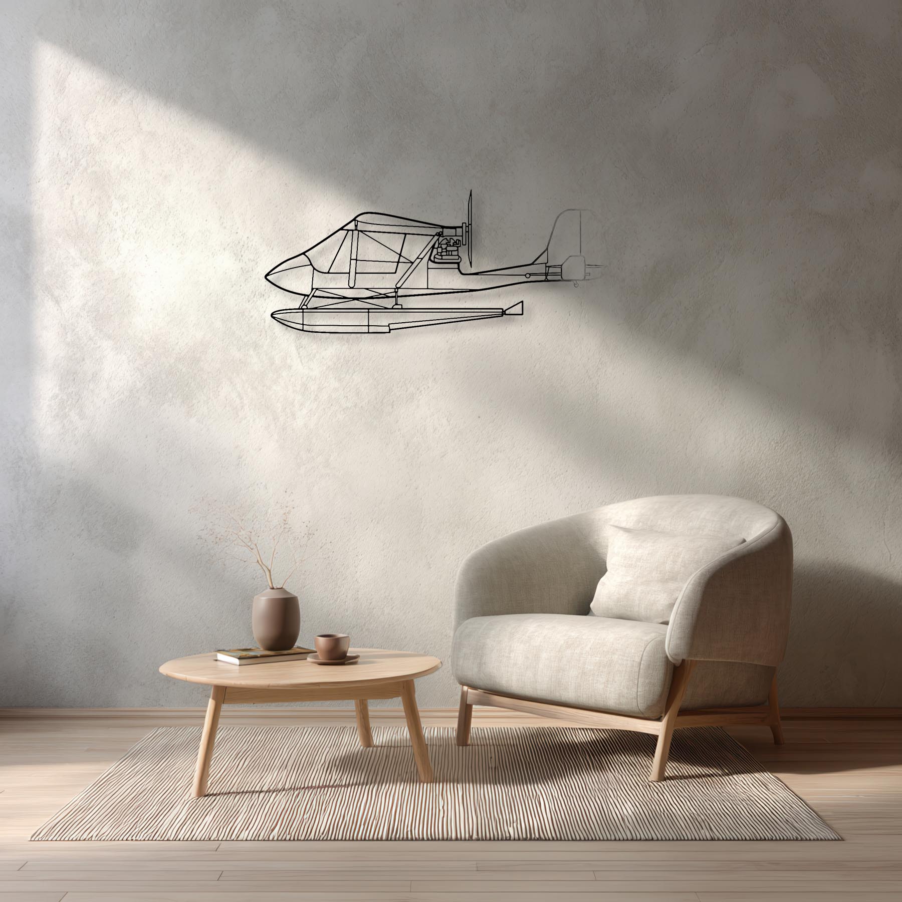 Challanger Metal Aircraft Wall Art - NCP0470