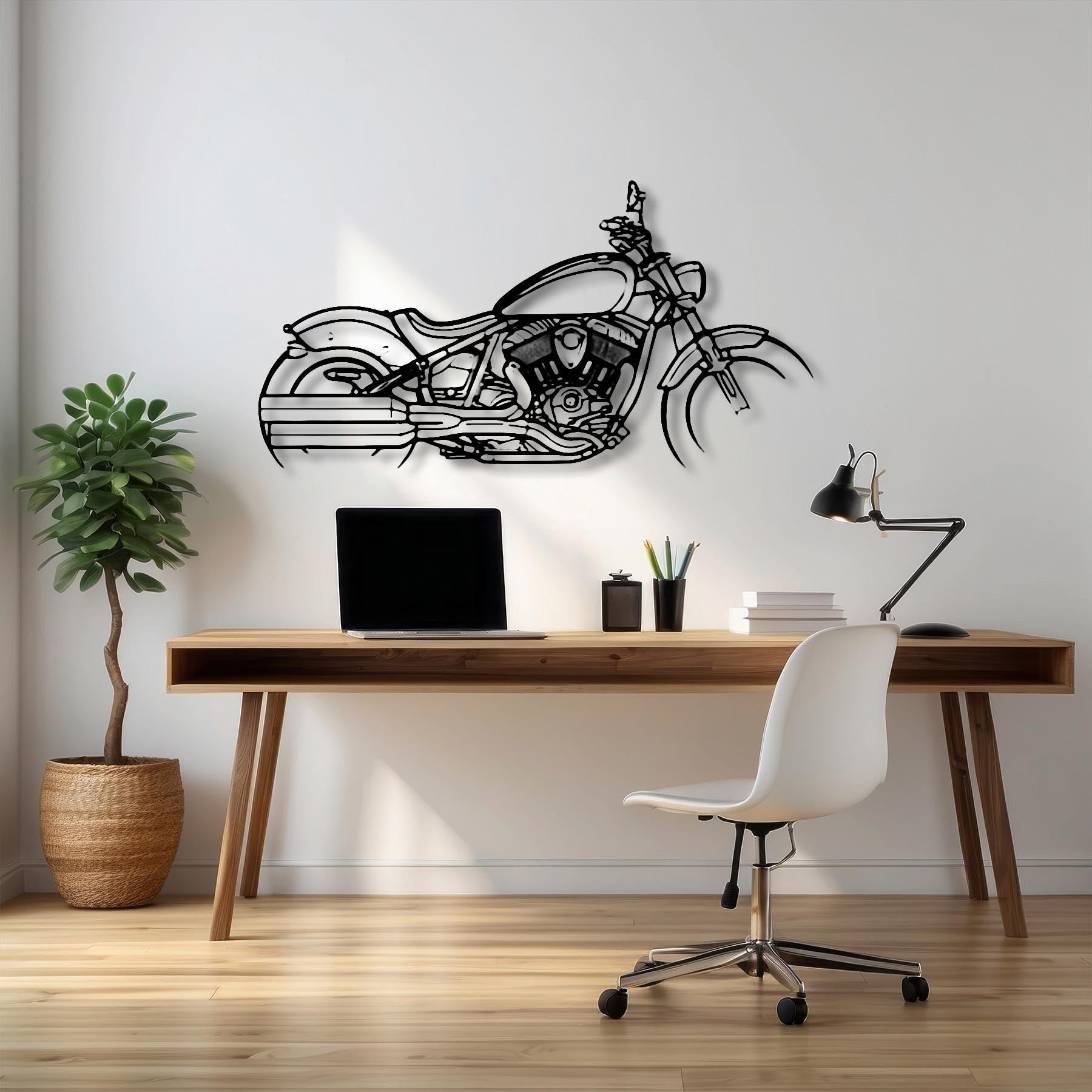 Chief Dark Horse 2023 Silhouette Metal Wall Art