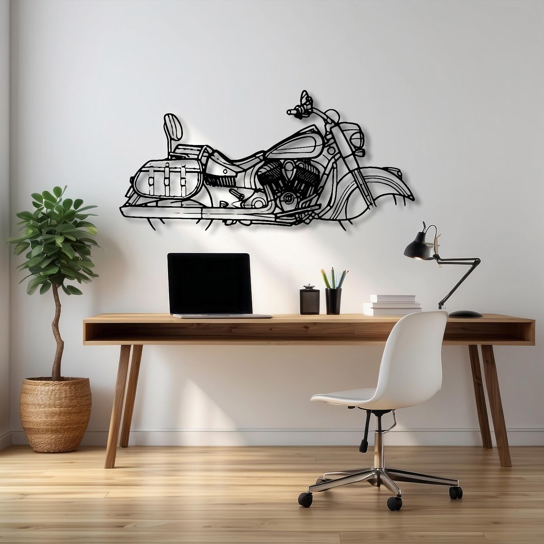 Chief Vintage 2019 Silhouette Metal Wall Art