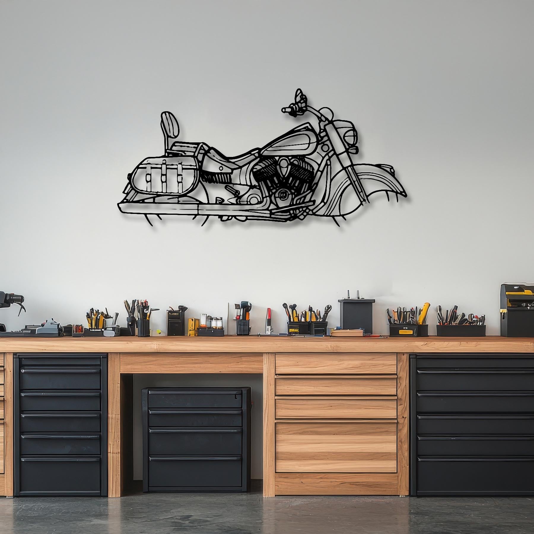 Chief Vintage 2019 Silhouette Metal Wall Art