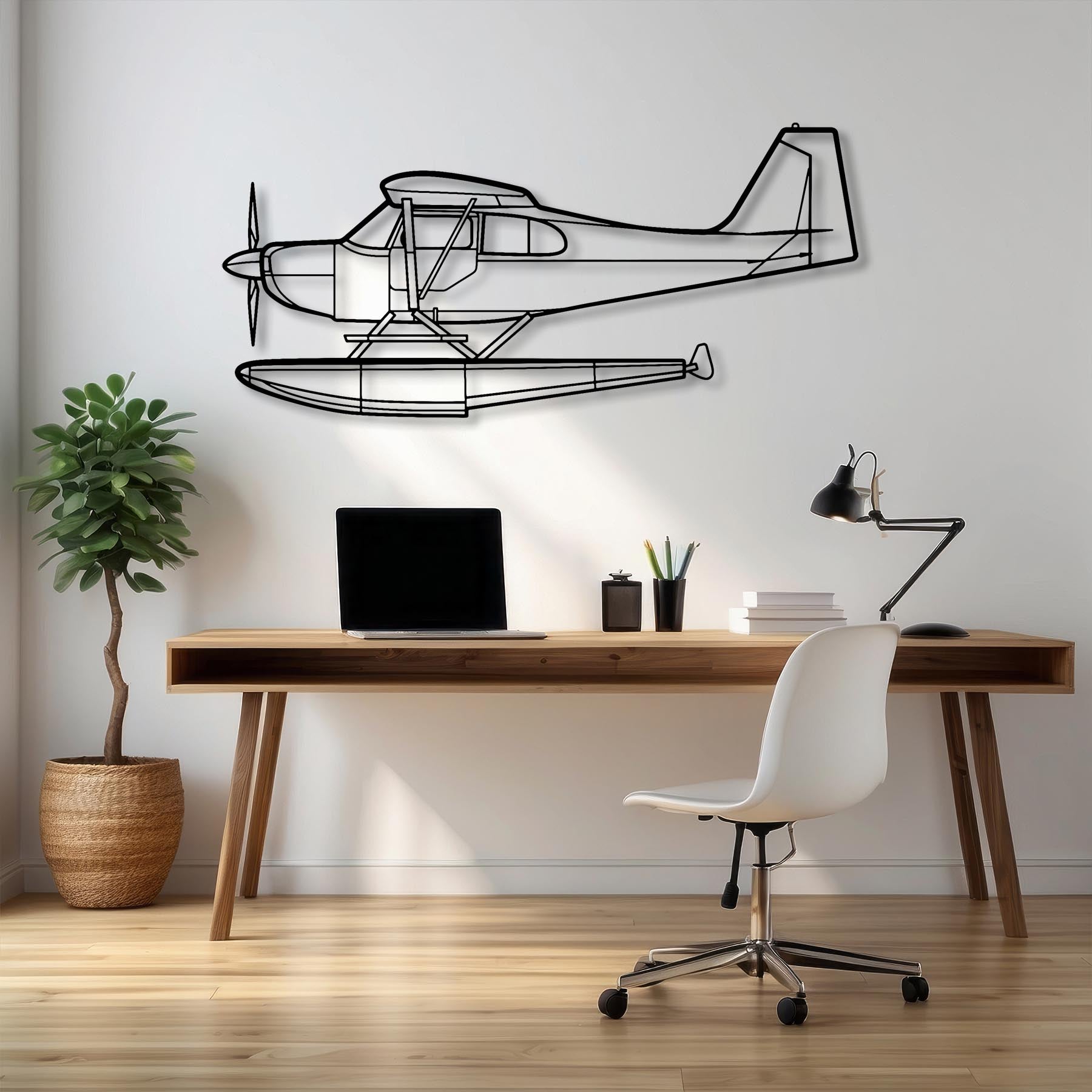 Citabria Metal Aircraft Wall Art - NCP0318