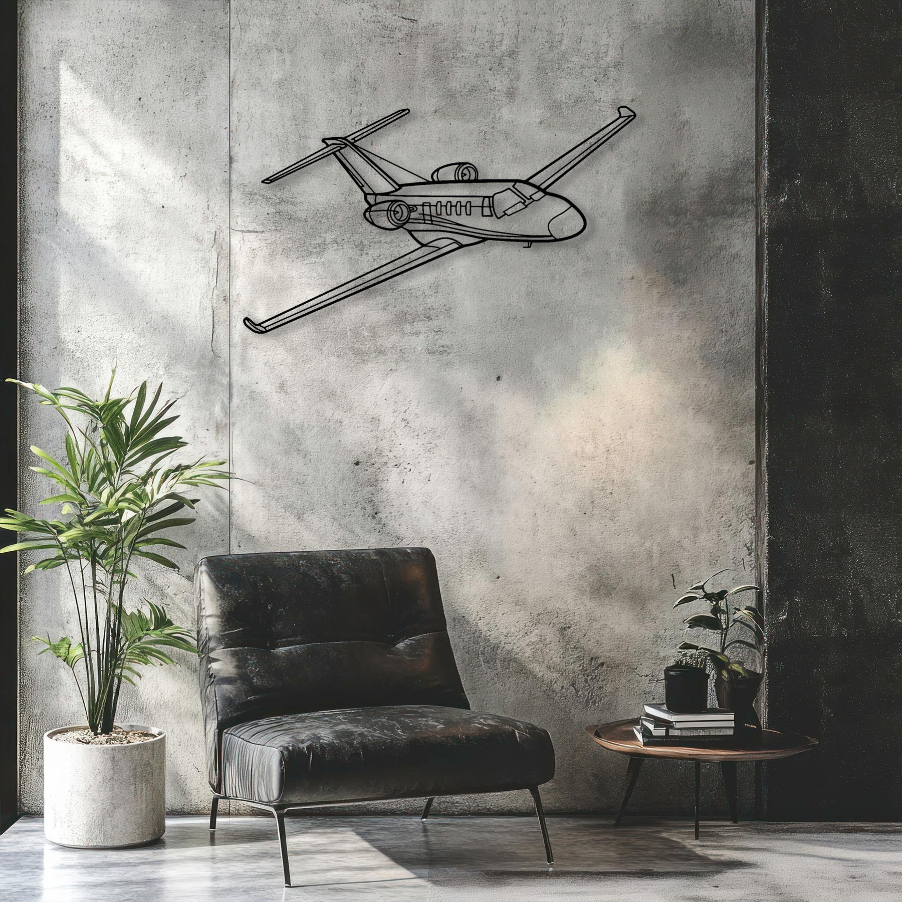 Citation M2 Angle Metal Aircraft Wall Art - NCP0049
