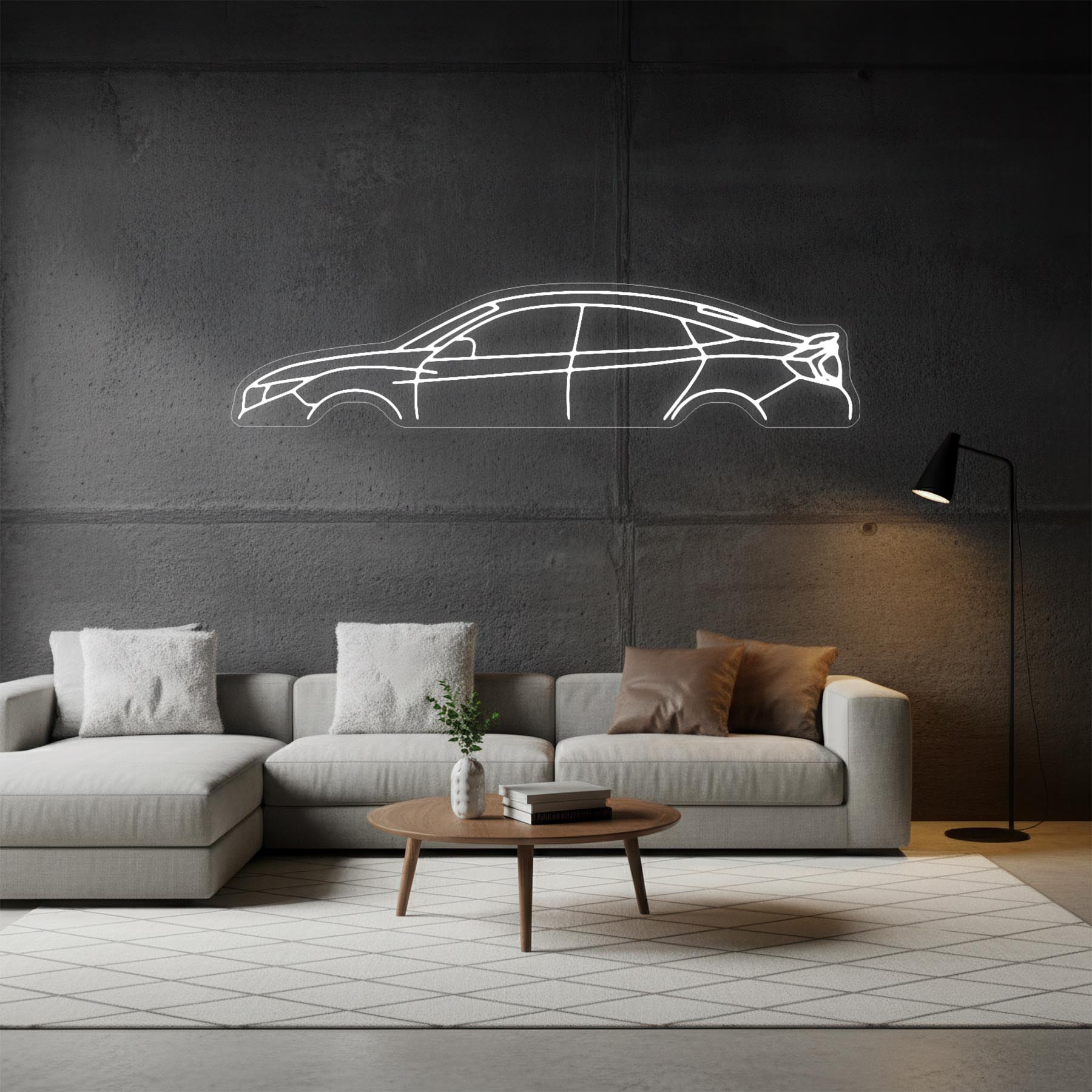 Civic Si 2020 Neon Silhouette