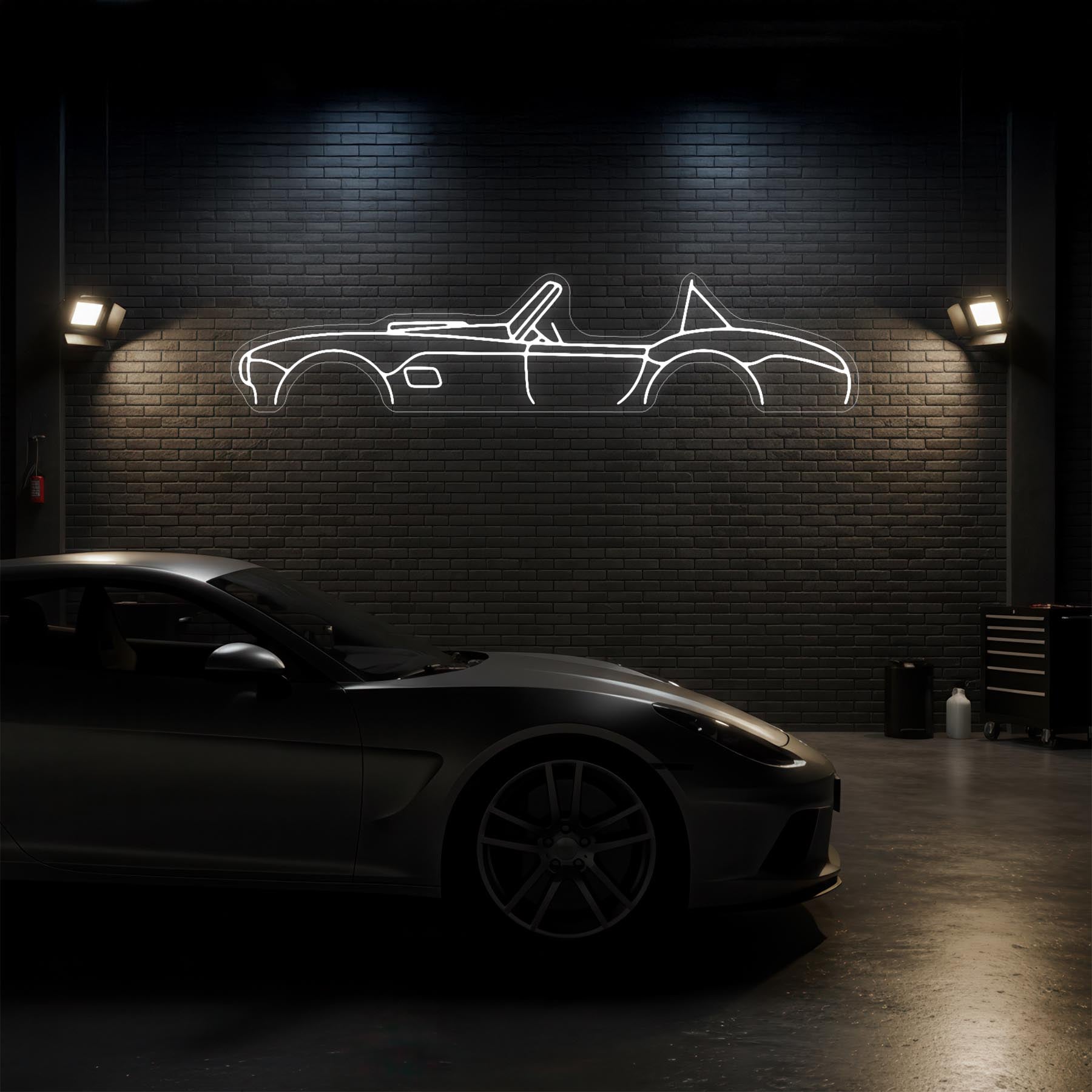 Cobra Neon Silhouette