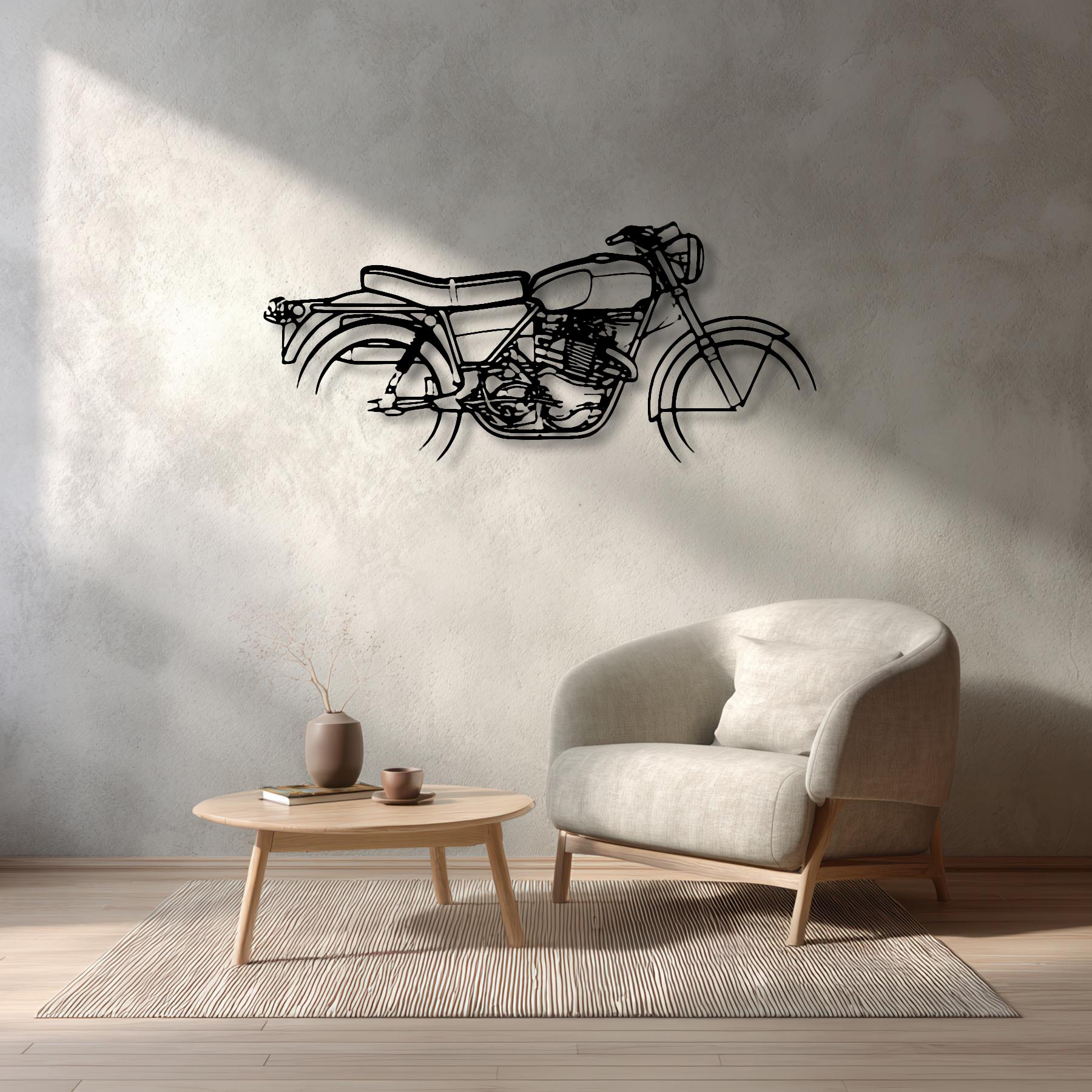 Commando 1972 Silhouette Metal Wall Art