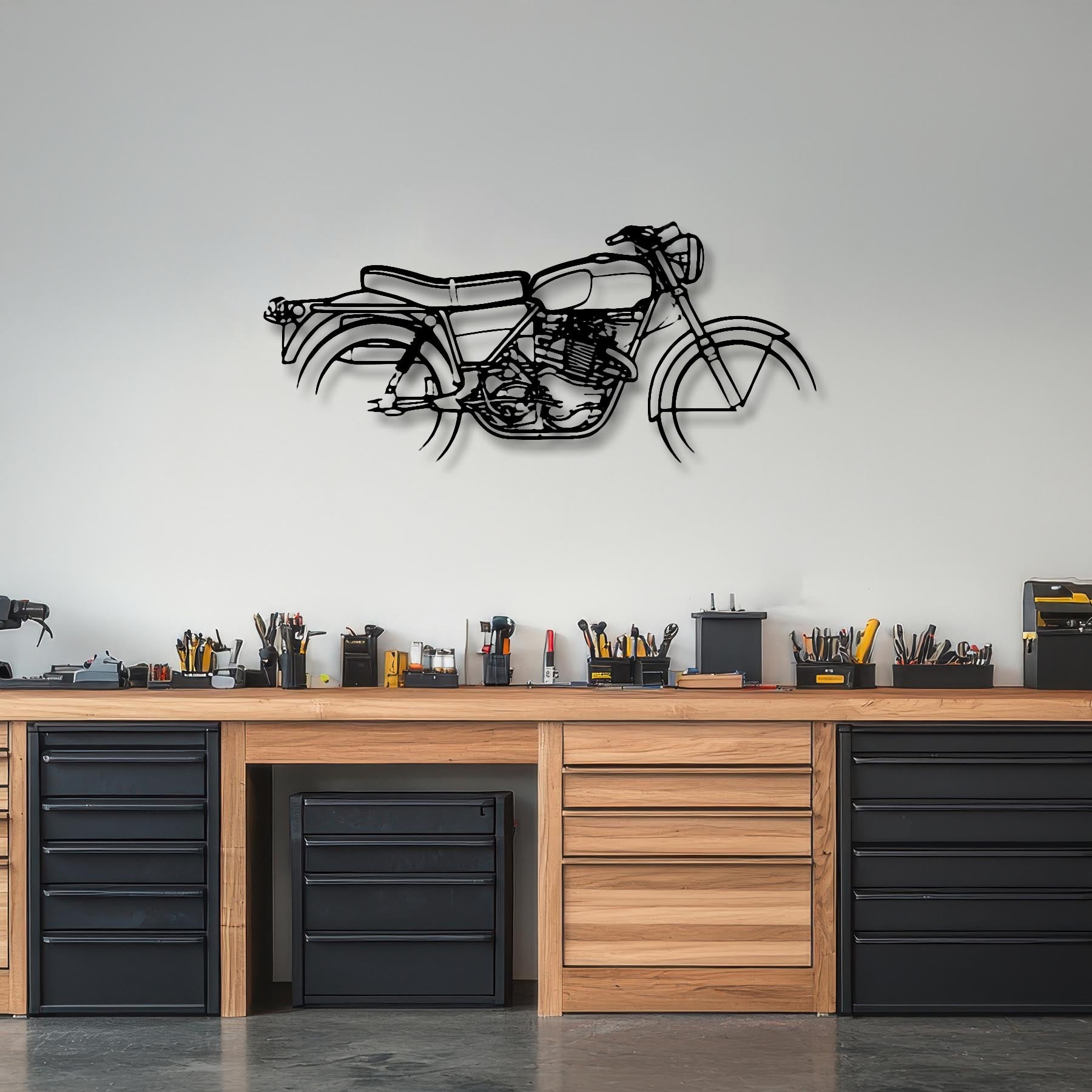 Commando 1972 Silhouette Metal Wall Art